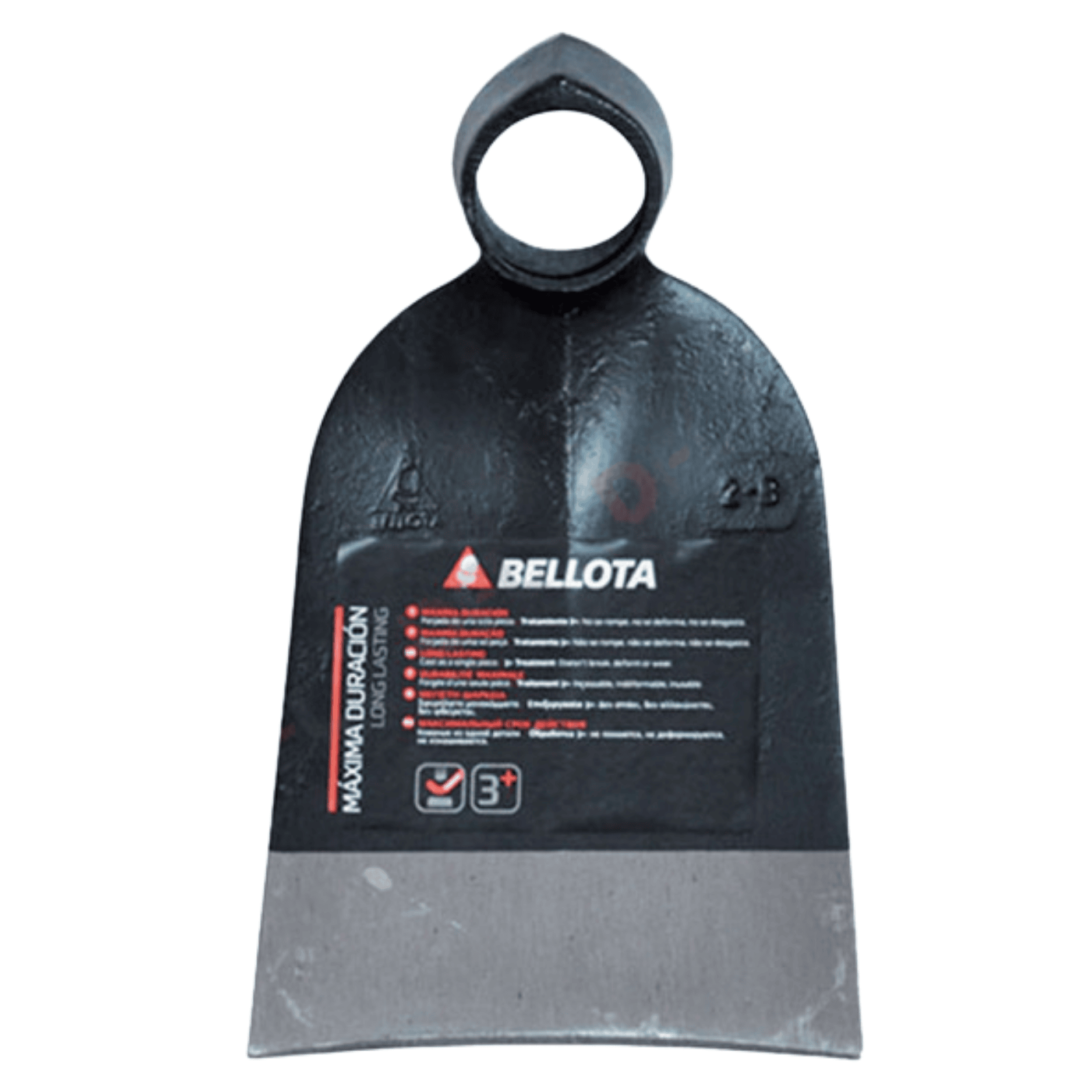 In acciaio forgiato temprato in un singolo pezzo. Occhio tondO