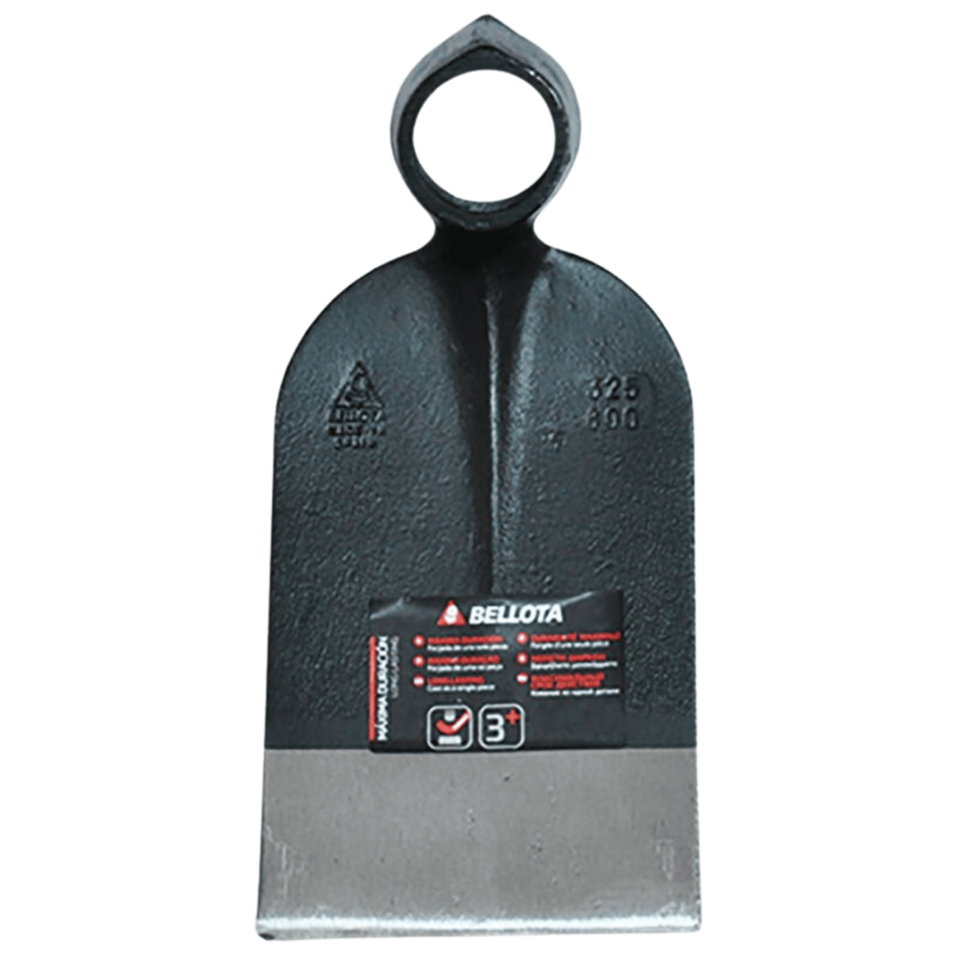 In acciaio forgiato temprato in un singolo pezzo. Occhio tondo.