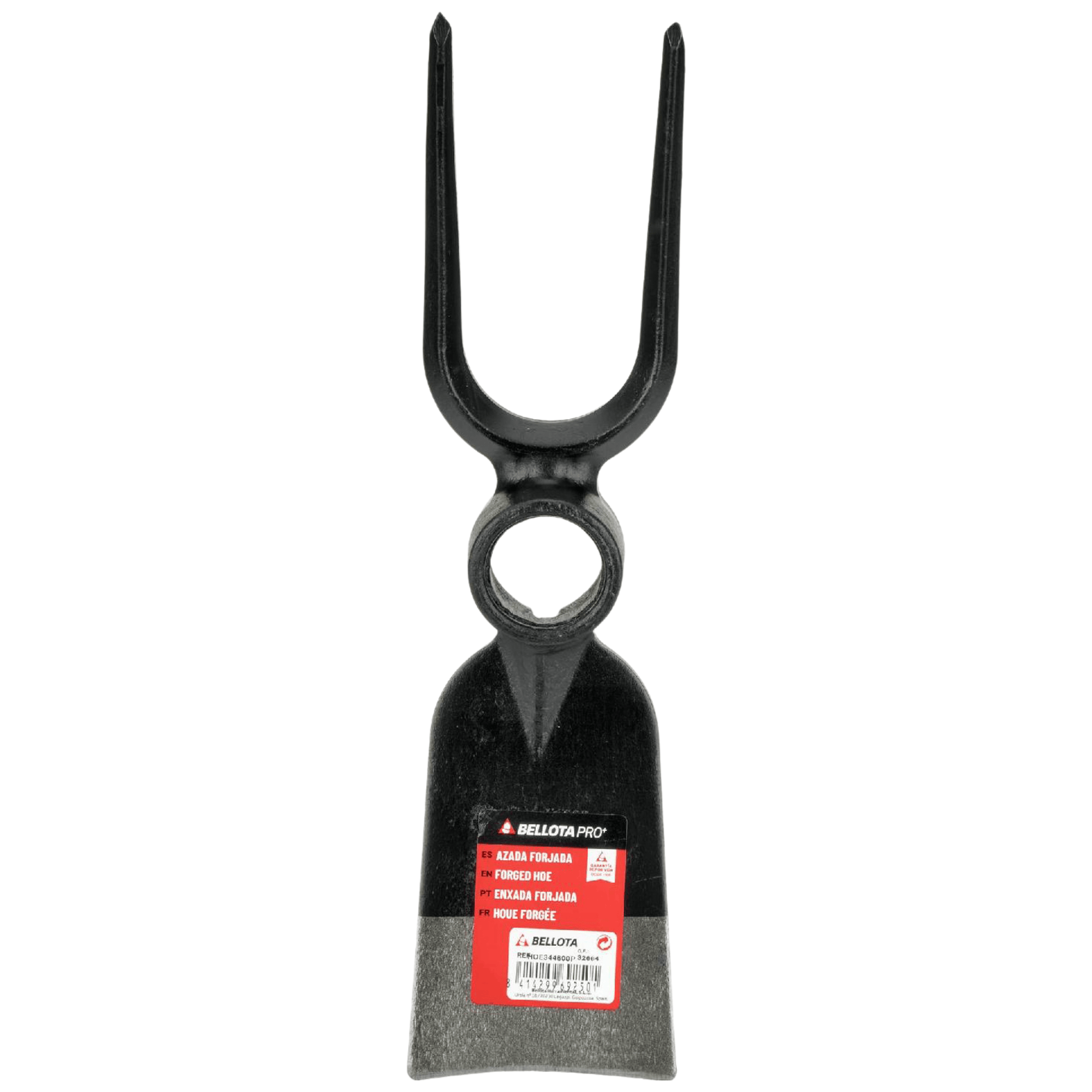 Zappa Bidente Professionale Bellota In Acciaio Forgiato Temprato | Occhio Tondo | Denti A Punta | Peso 0,56 Kg