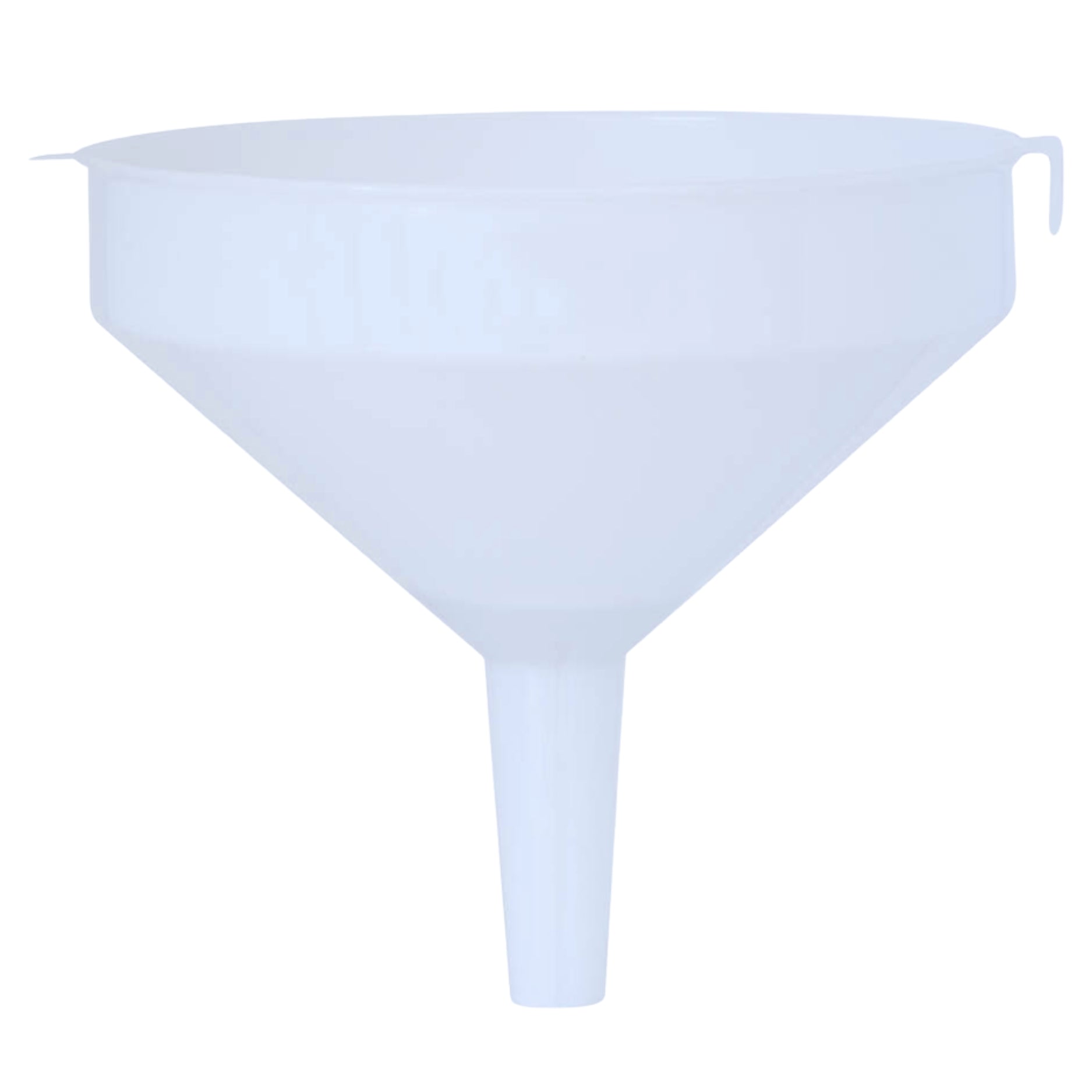 Imbuto Portafiltro Bianco In Plastica Alimentare | Tutte Le Misure | Con Gancio Laterale Antitaglio