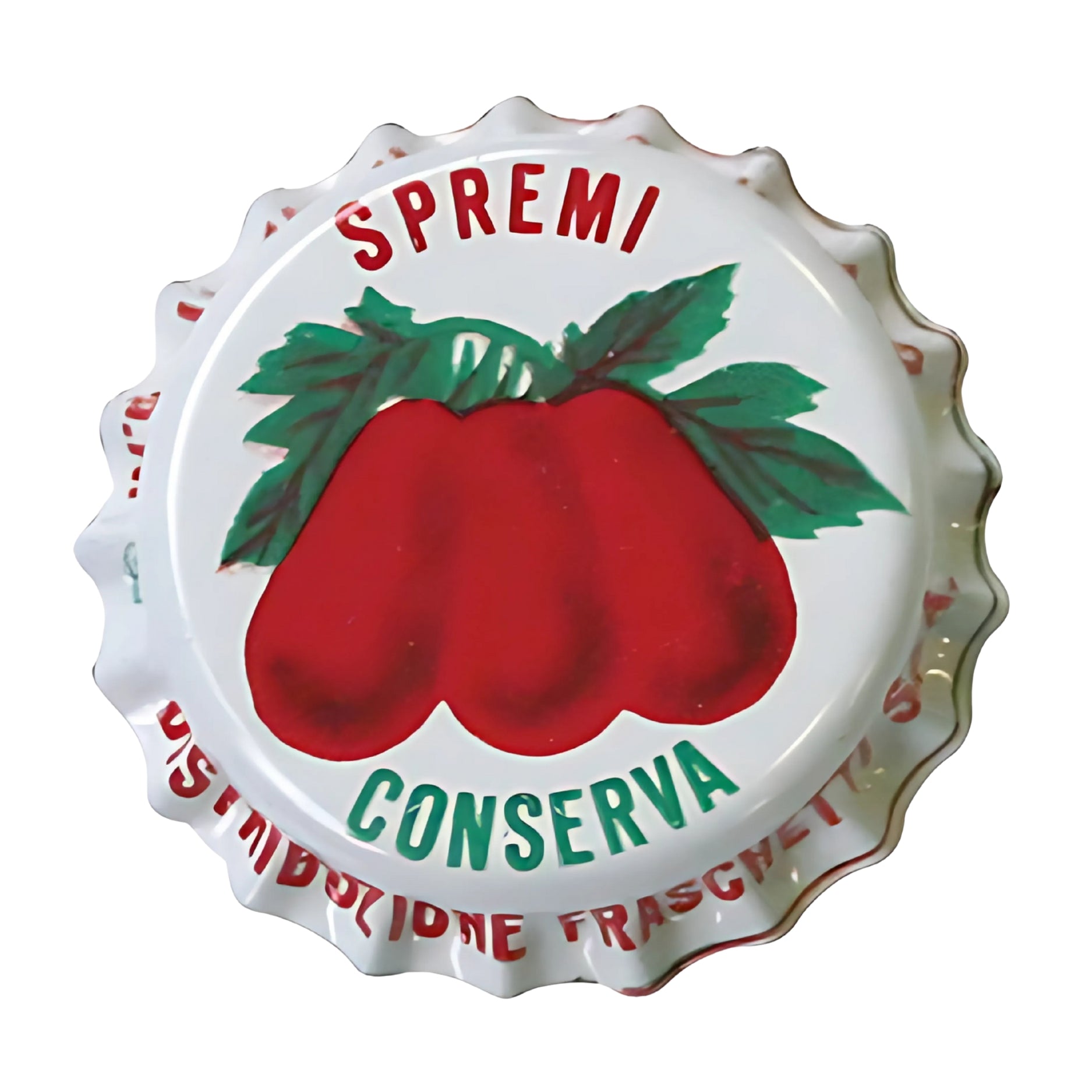 Tappo A Corona “Pomodoro” Ø26 | Confezione 100 Pezzi | Idoneo Alla Bollitura | 1ª Scelta