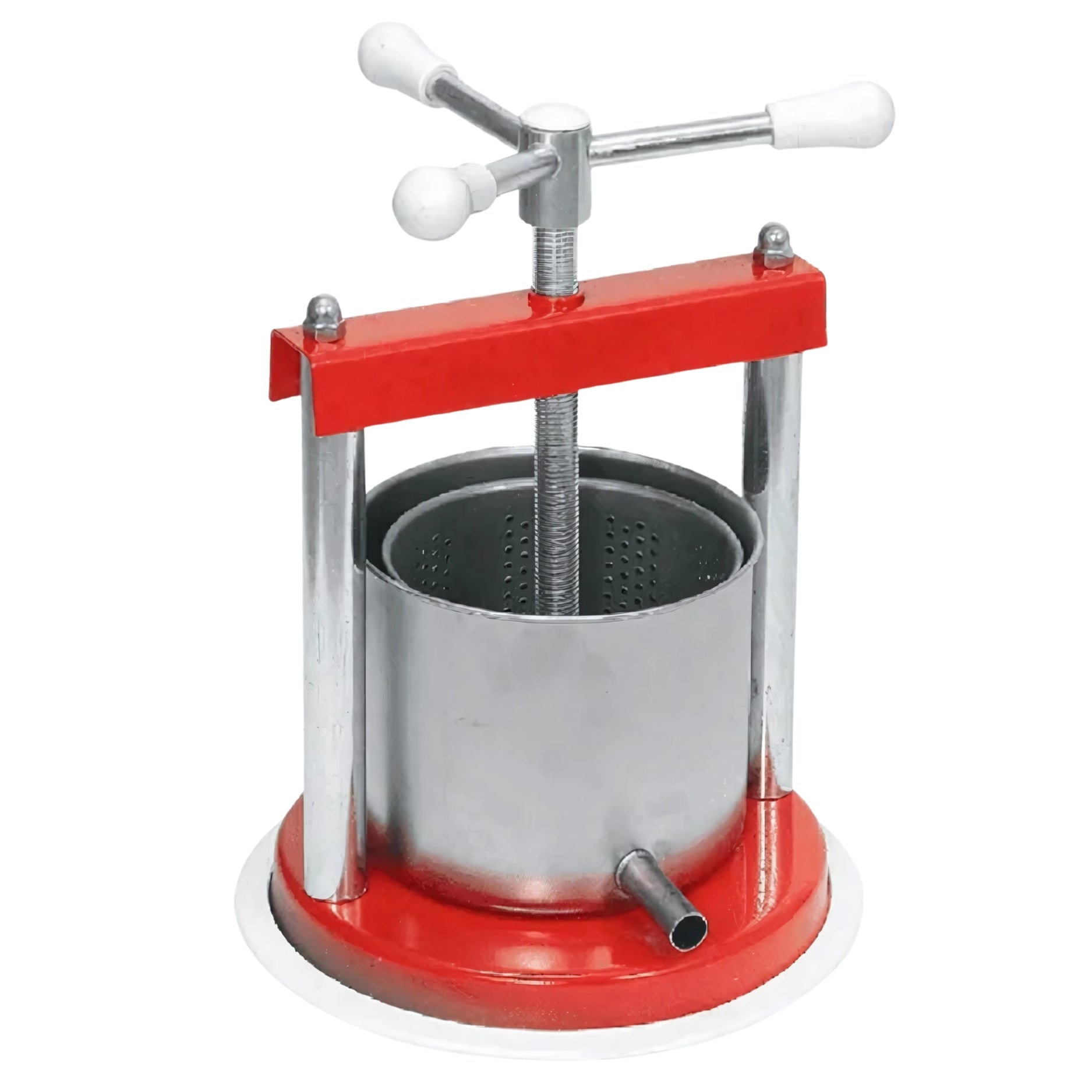 Torchio Premitutto Piccolo In Acciaio Inox AISI 430 | Capacità 1,5 Lt | Made In Italy Professionale