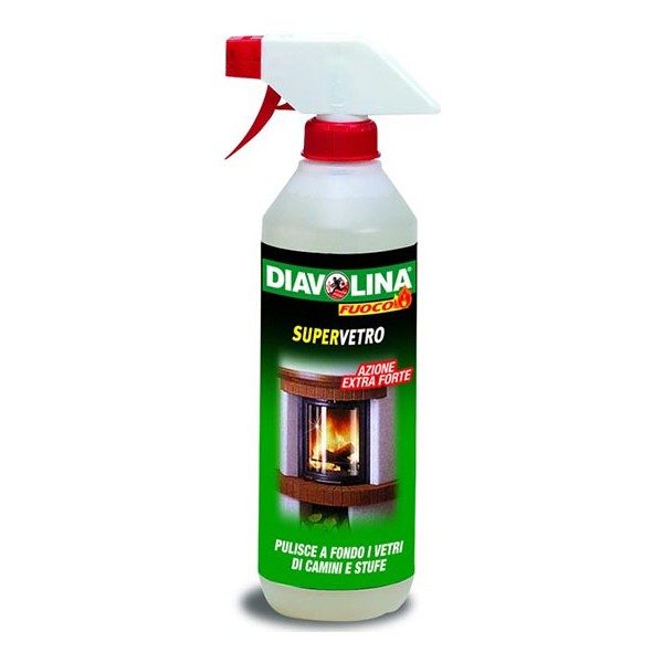 Diavolina Supervetro Pulivetro Spray Da 500 ml e 1000 ml