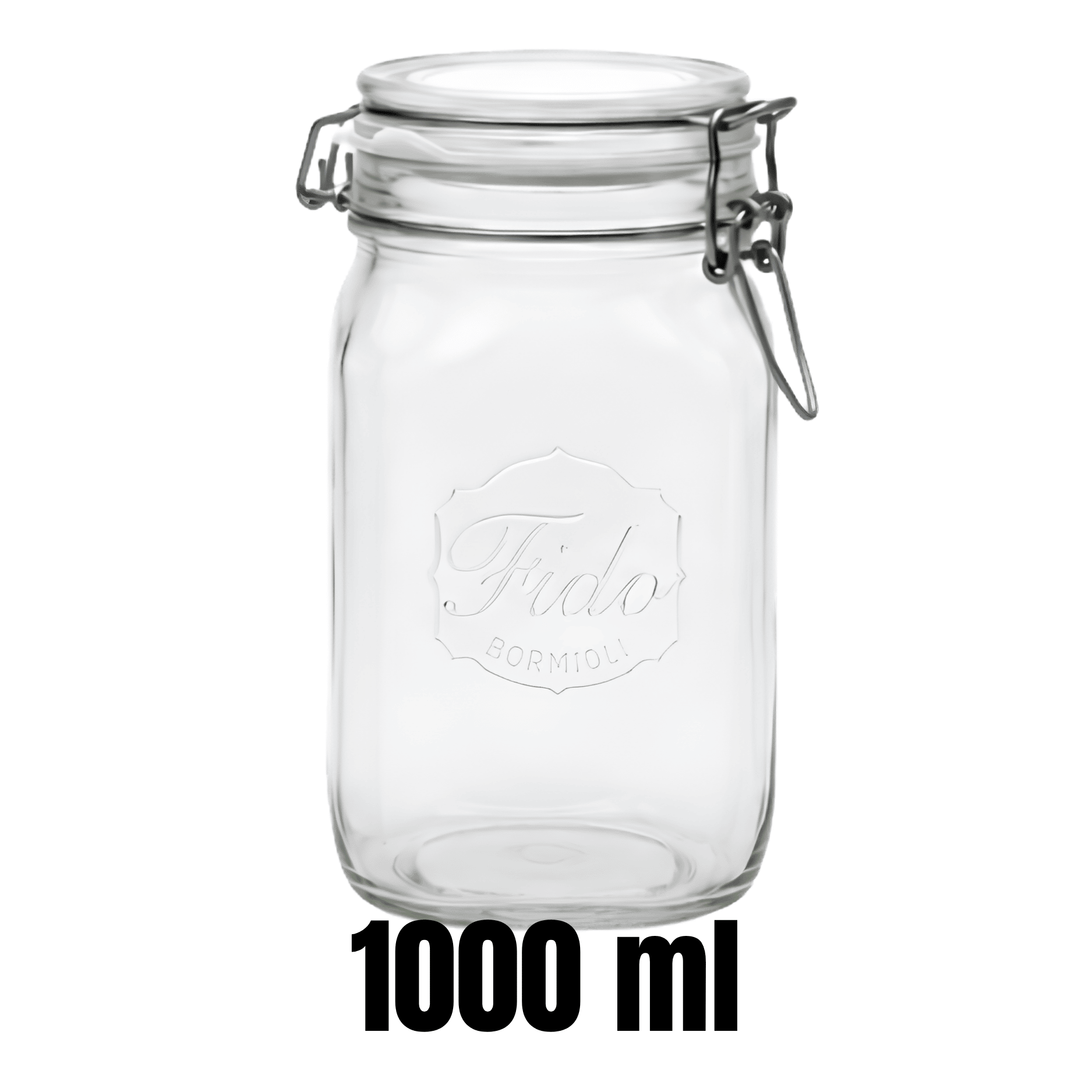 Vaso Ermetico In Vetro Fido Bormioli | Contenitore Per Conservazione Alimenti Da 125 A 1500 Ml