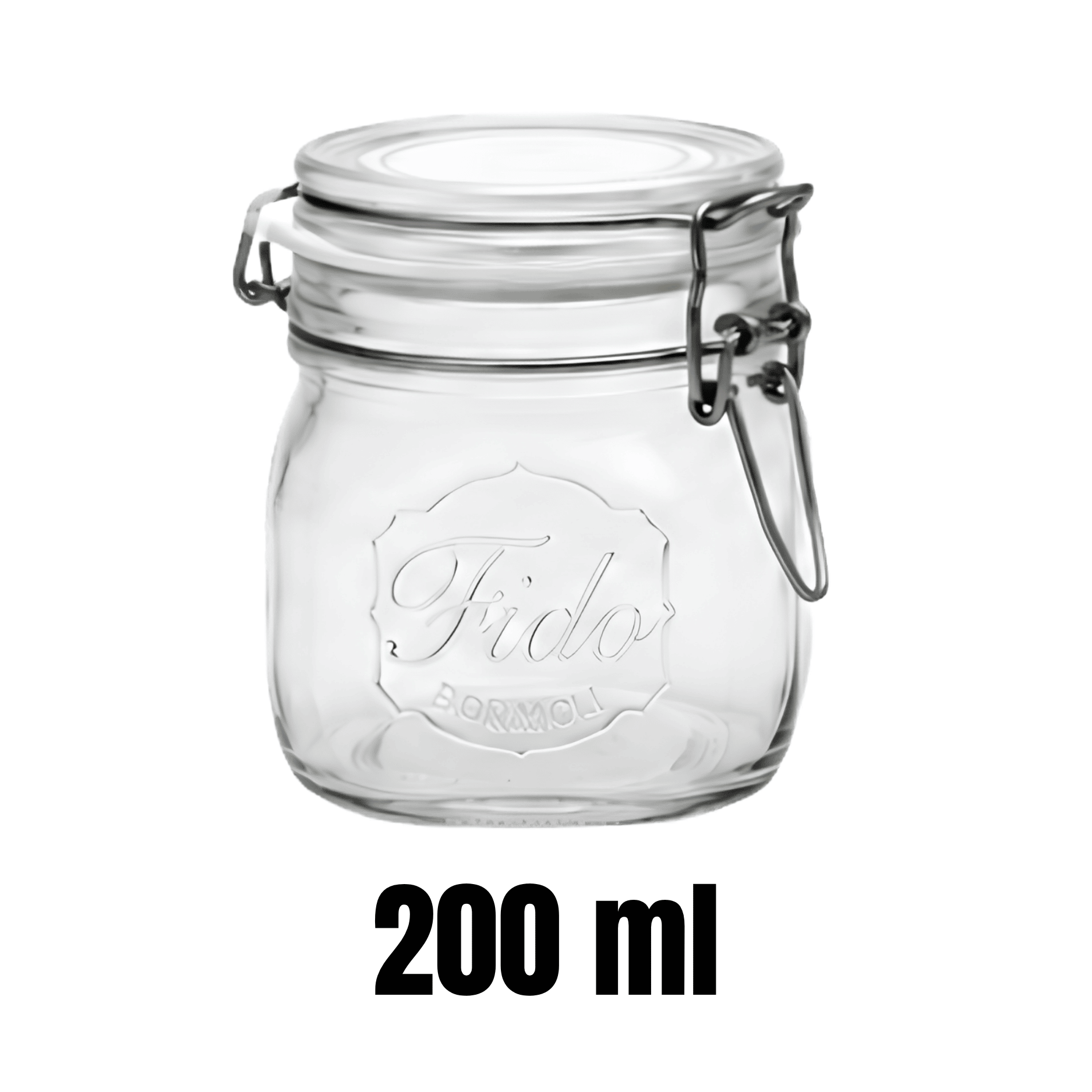 Vaso Ermetico In Vetro Fido Bormioli | Contenitore Per Conservazione Alimenti Da 125 A 1500 Ml