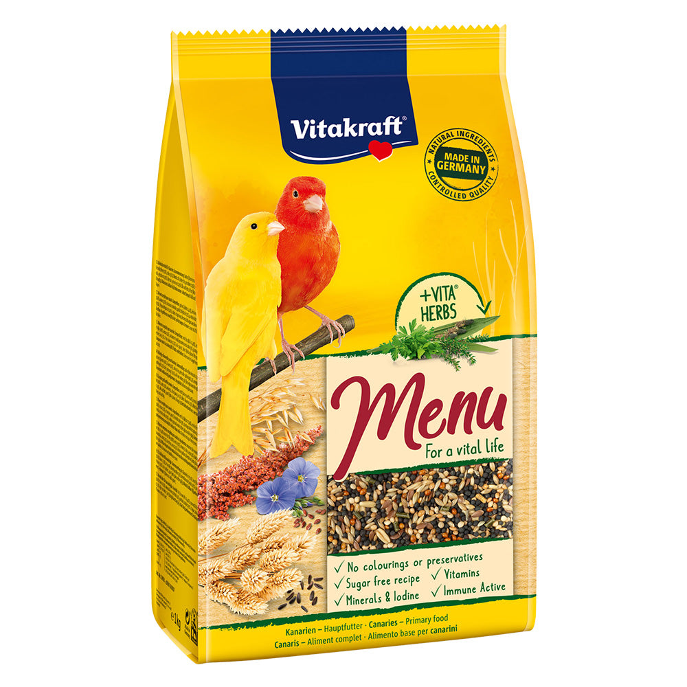 ALIMENTO PER UCCELLI 'menu canarini' kg. 1