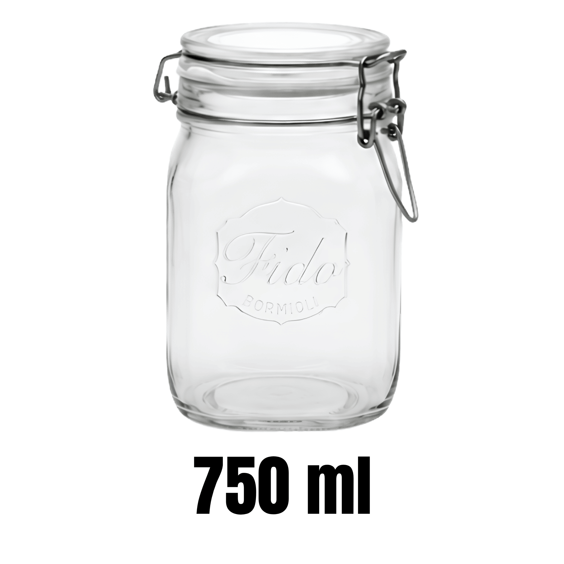 Vaso Ermetico In Vetro Fido Bormioli | Contenitore Per Conservazione Alimenti Da 125 A 1500 Ml