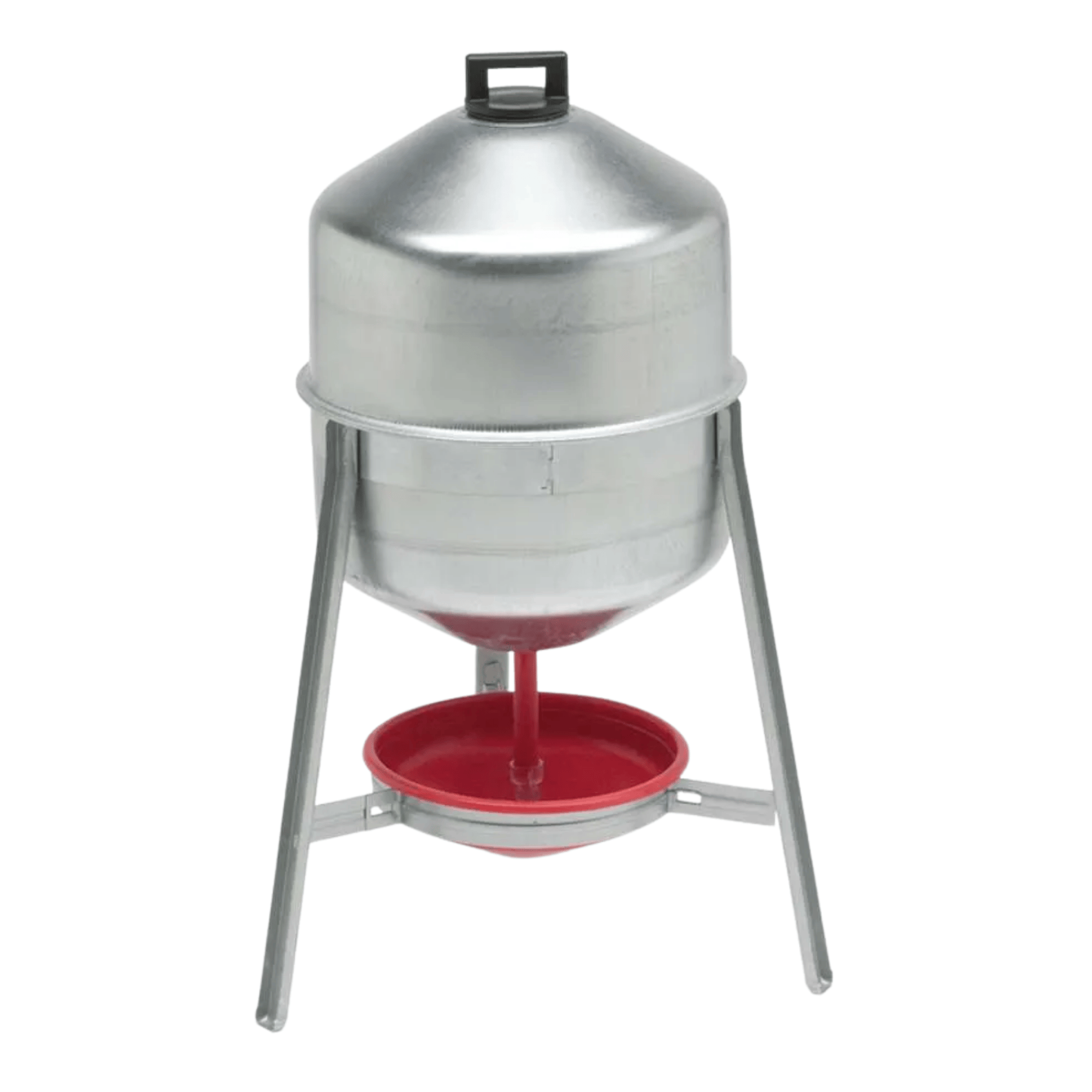 Abbeveratoio A Serbatoio Per Polli Giove | In Lamiera Zincata Resistente | Capacità 30 Litri