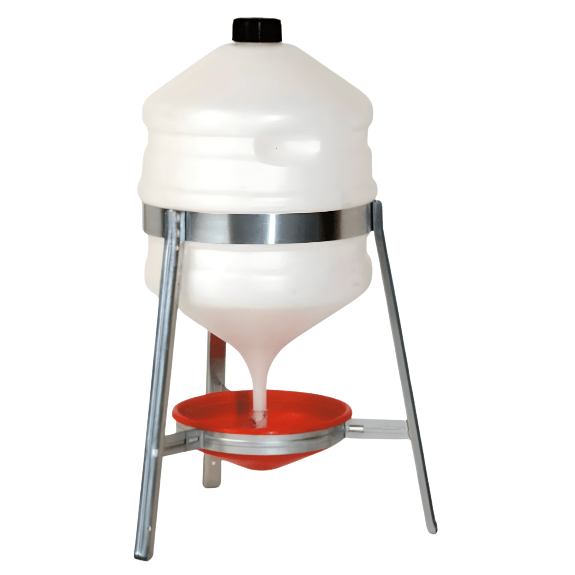 Abbeveratoio Automatico Saturno Per Polli | Serbatoio Da 30 Lt In Plastica Resistente | Facile Da Pulire