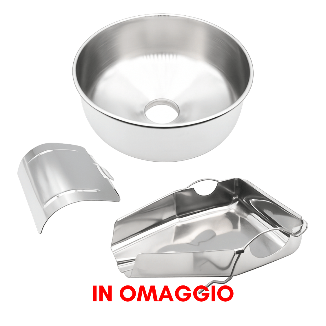 Francesco Palumbo UNI50 Electric Tomato Squeezer | Die-Cast Aluminum Body | 330W Motor