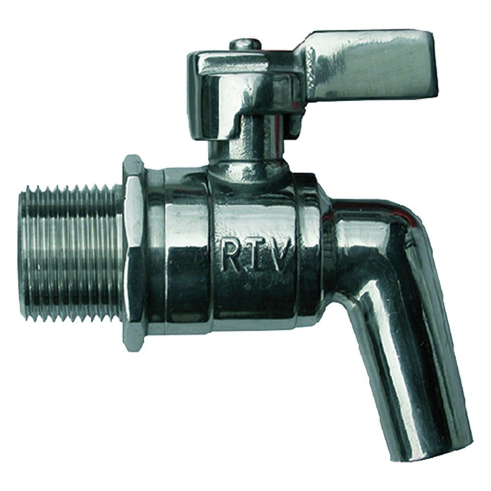 Rubinetto A Sfera Inox Con Leva