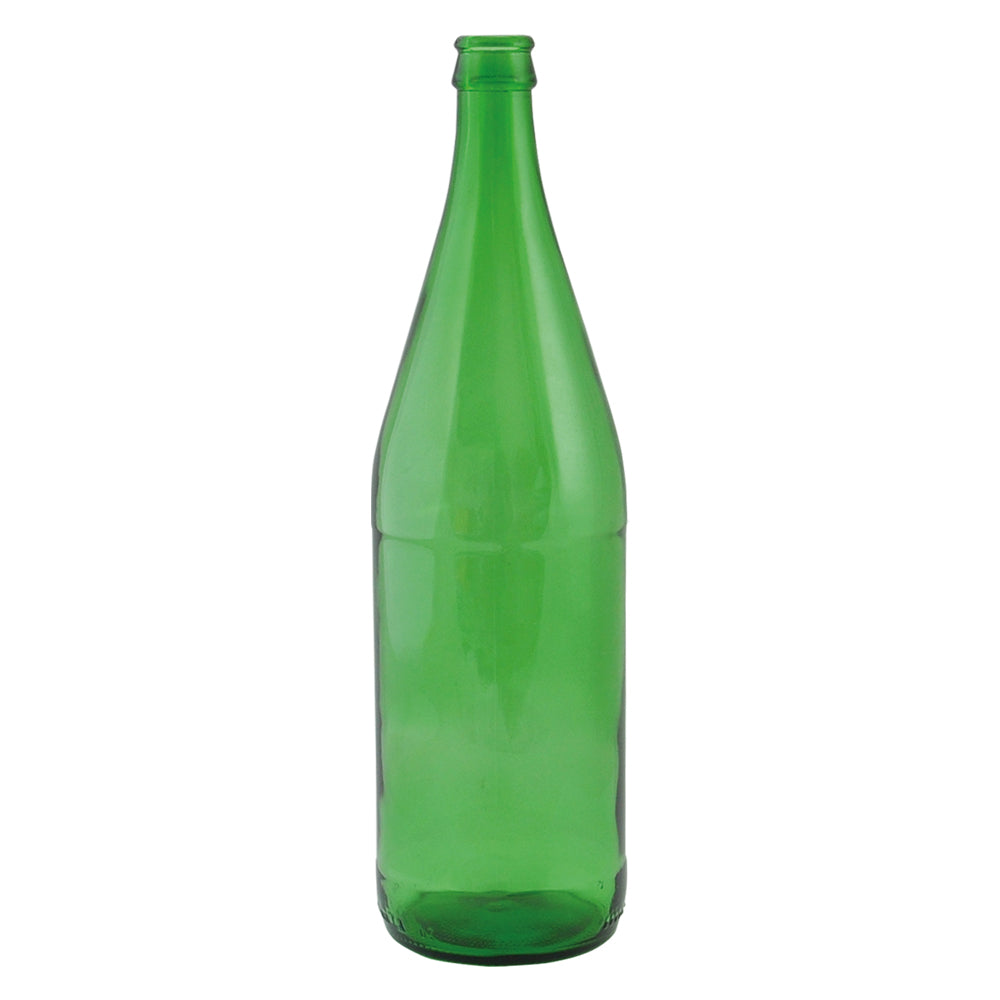 Bottiglia In Vetro 1000 Ml - Colore Verde Confezione Da 20 Pezzi