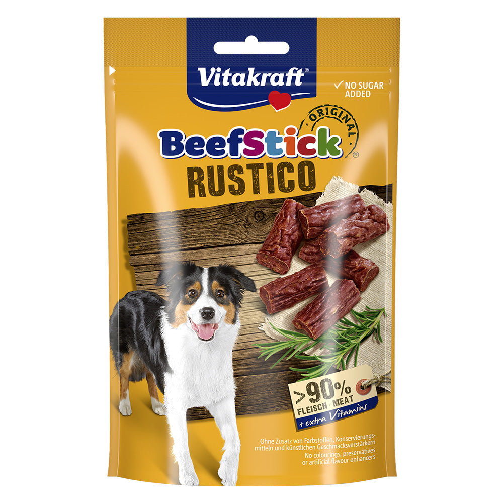 BOCCONCINI PER CANE 'STICK RUSTICO' gusto salame