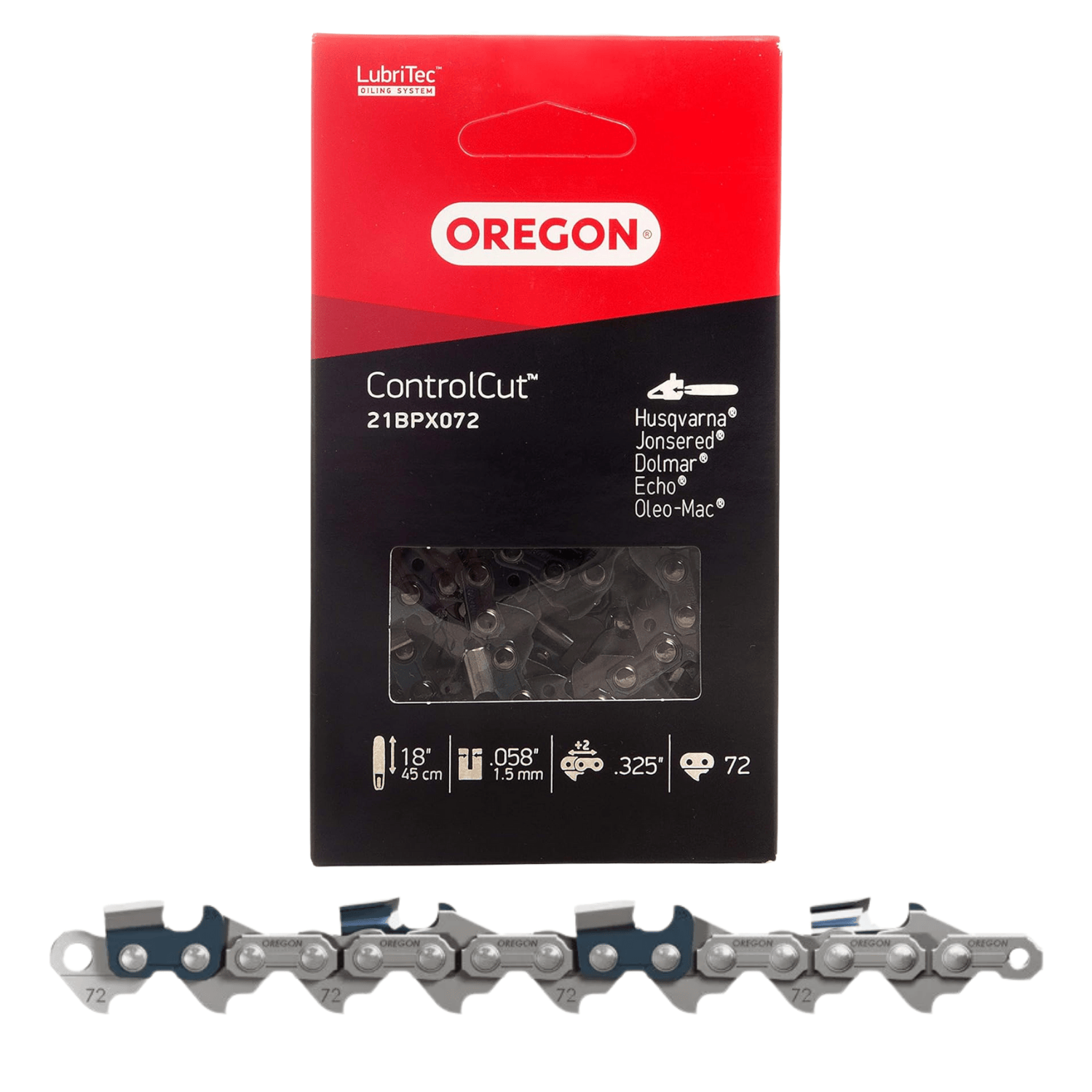 Catena Oregon Per Motosega | Massima Durabilità | Contraccolpo Ridotto | Affilatura Facile