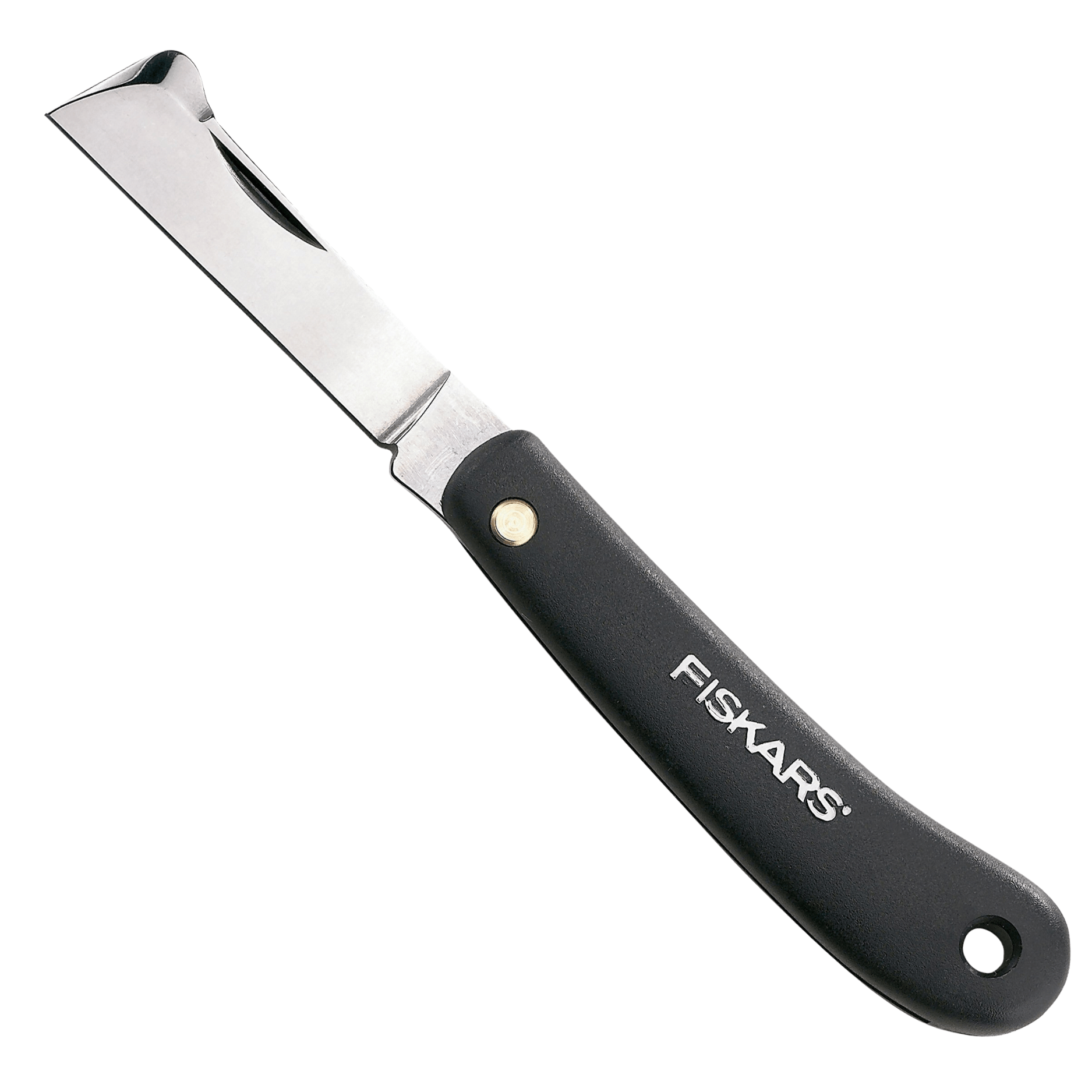 Manico in plastica riciclata assemblata. Per tagliare e rifinire cespugli e piante. Lama in acciaio al carbonio di alta qualità.