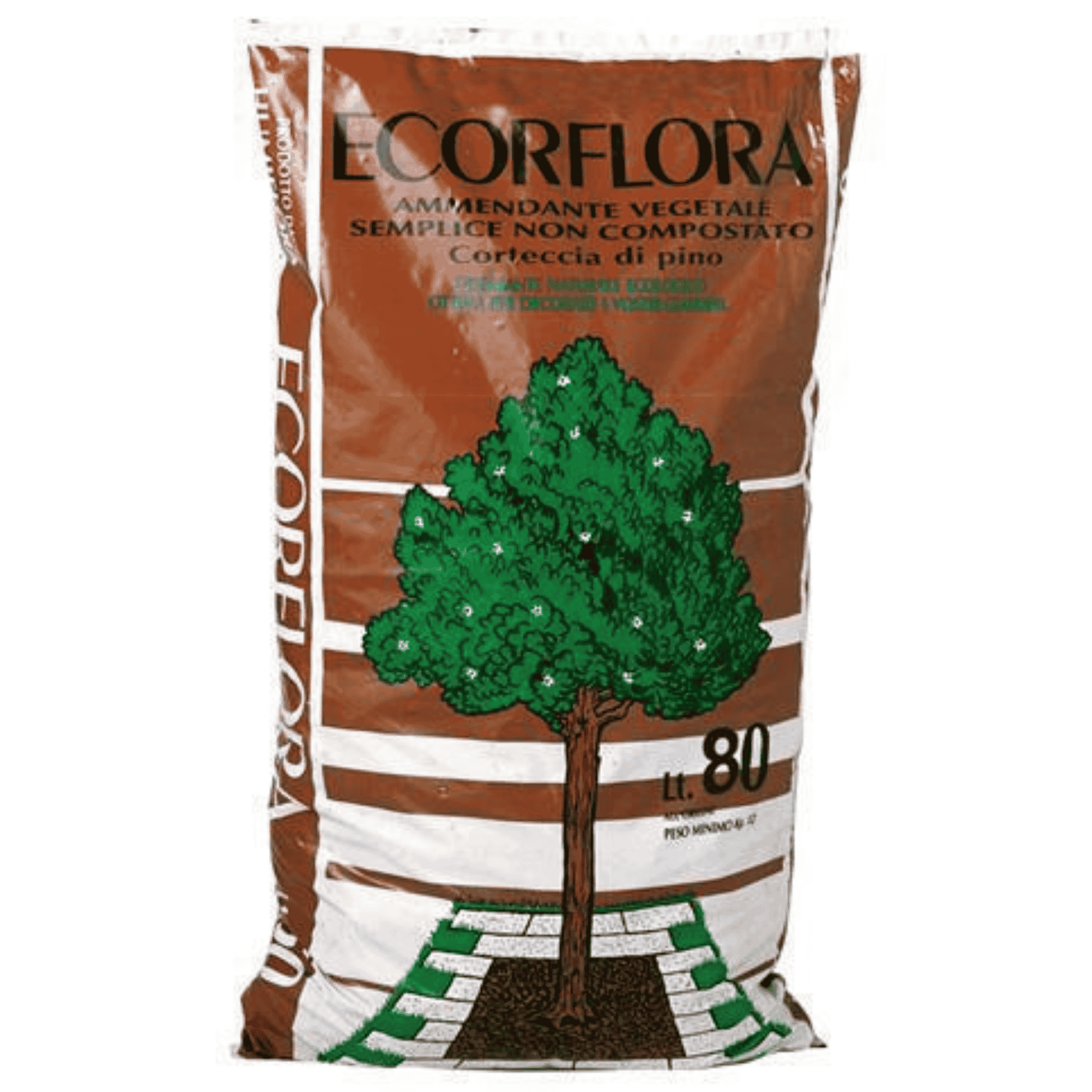 Corteccia Di Pino PaeseVerde Humiflora 60L | Pacciamatura Naturale E Isolante Termico