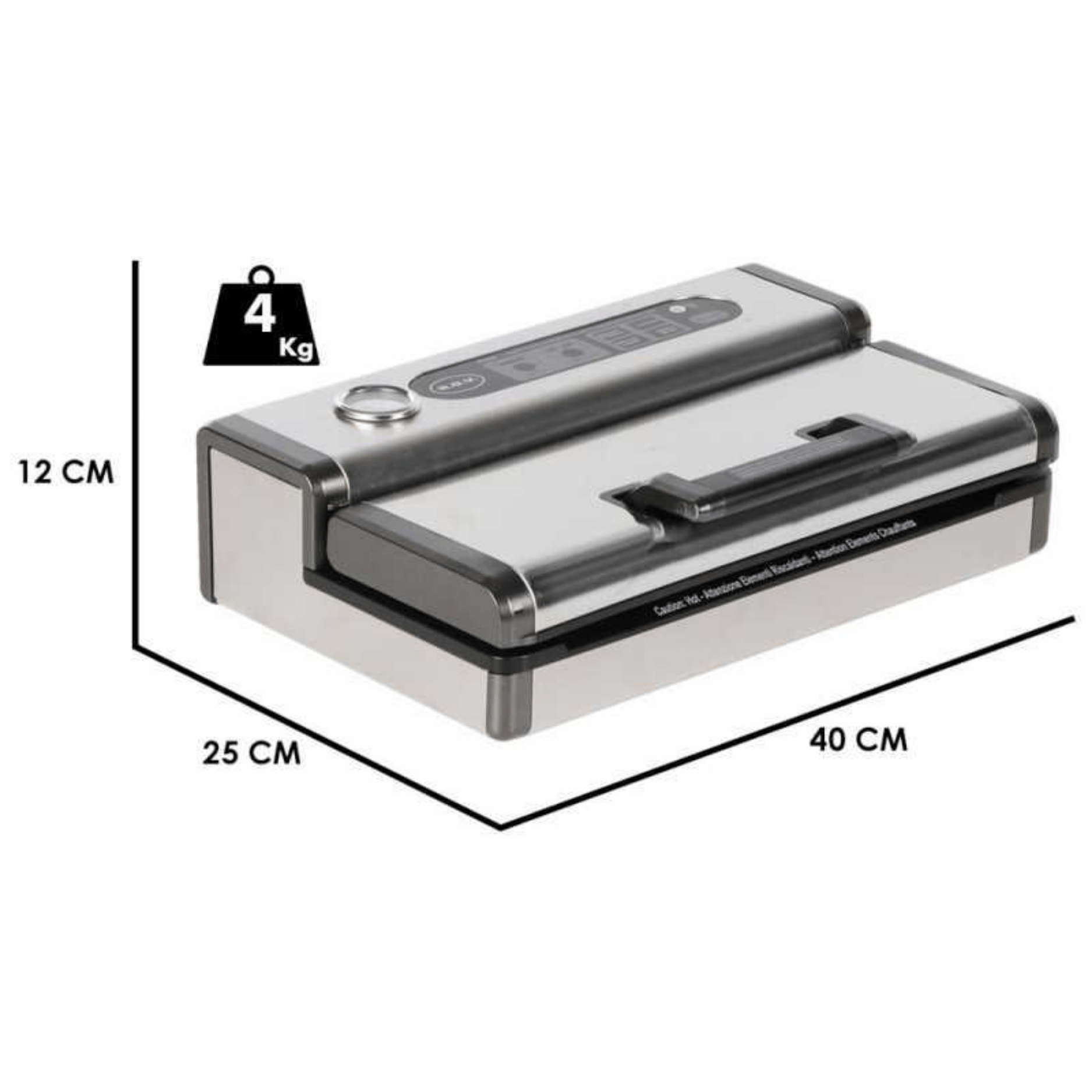 Macchina Sottovuoto V-Pro 9720N | Acciaio Inox | Ciclo Continuo | Doppia Saldatura 31 Cm TopSeller!