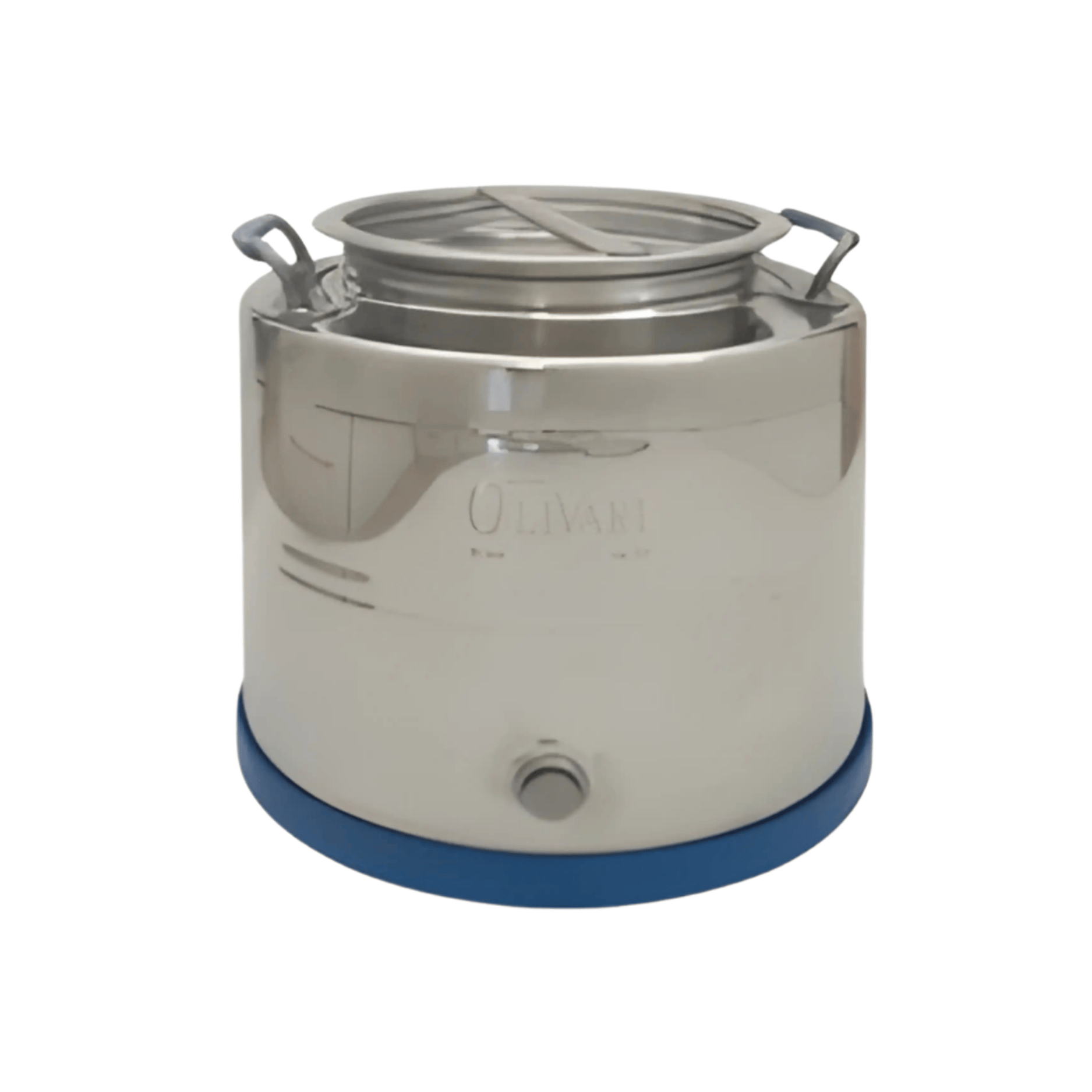 Bidone Professionale Olivari Blindo Per Olio | Fusto In Acciaio Inox 304 | Capacità 15/30/50 Litri