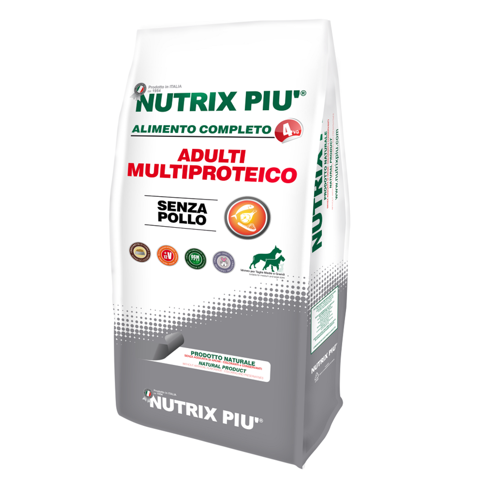 NUTRIX PIU' MULTIPROTEICO SACCO DA 4KG