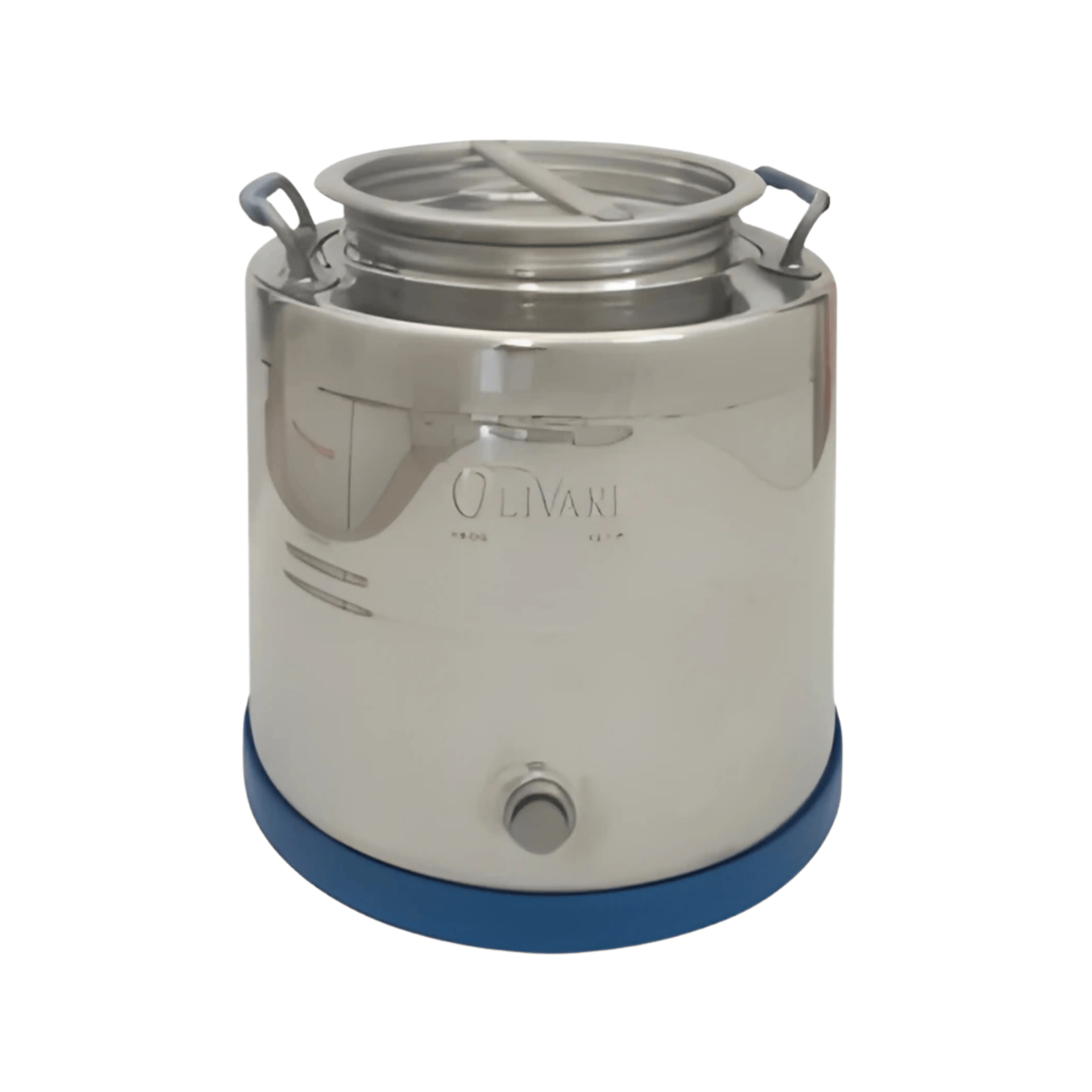 Bidone Professionale Olivari Blindo Per Olio | Fusto In Acciaio Inox 304 | Capacità 15/30/50 Litri