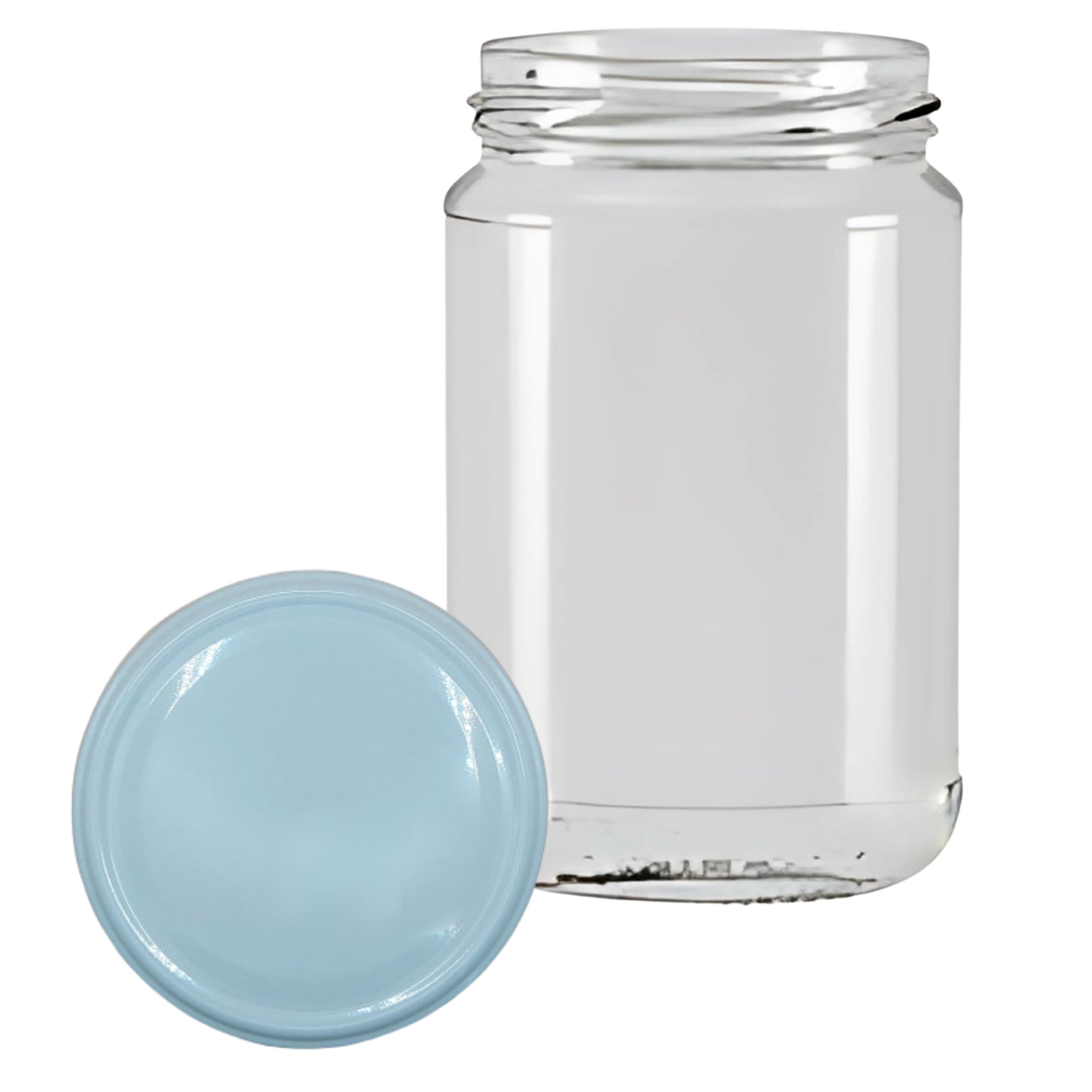 Vaso CEE 314 Ml In Vetro Trasparente | Capsule Ø 63 Incluse | Confezione Da 15 O 24 Pz Idoneo Alla Pastorizzazione