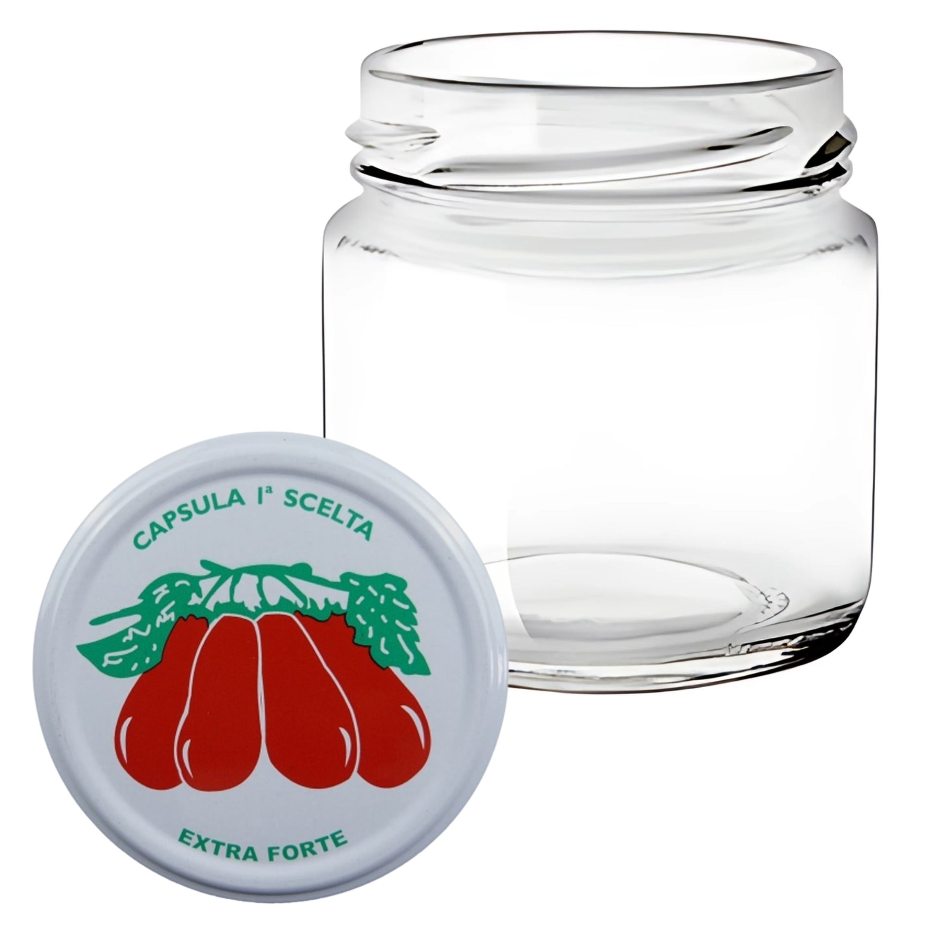 Vaso In Vetro CEE 106 Ml | Tappo Ermetico Incluso | Idoneo A Pastorizzazione | Confezione 15-35 Pezzi
