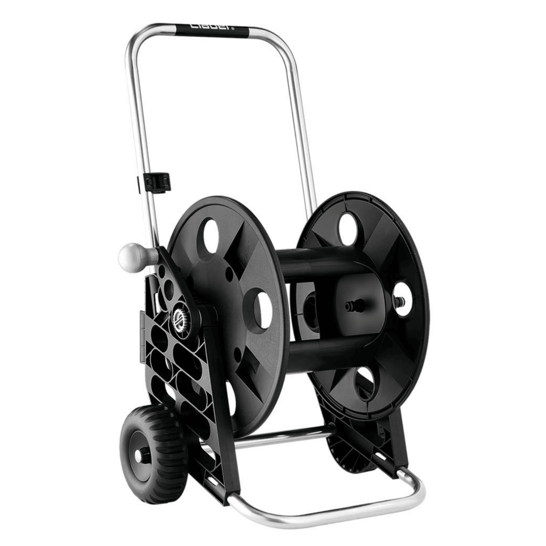 Avvolgitubo Claber Genius 60 8862 | Struttura Tubolare In Alluminio | Capacità 70 Metri Tubo 1/2"
