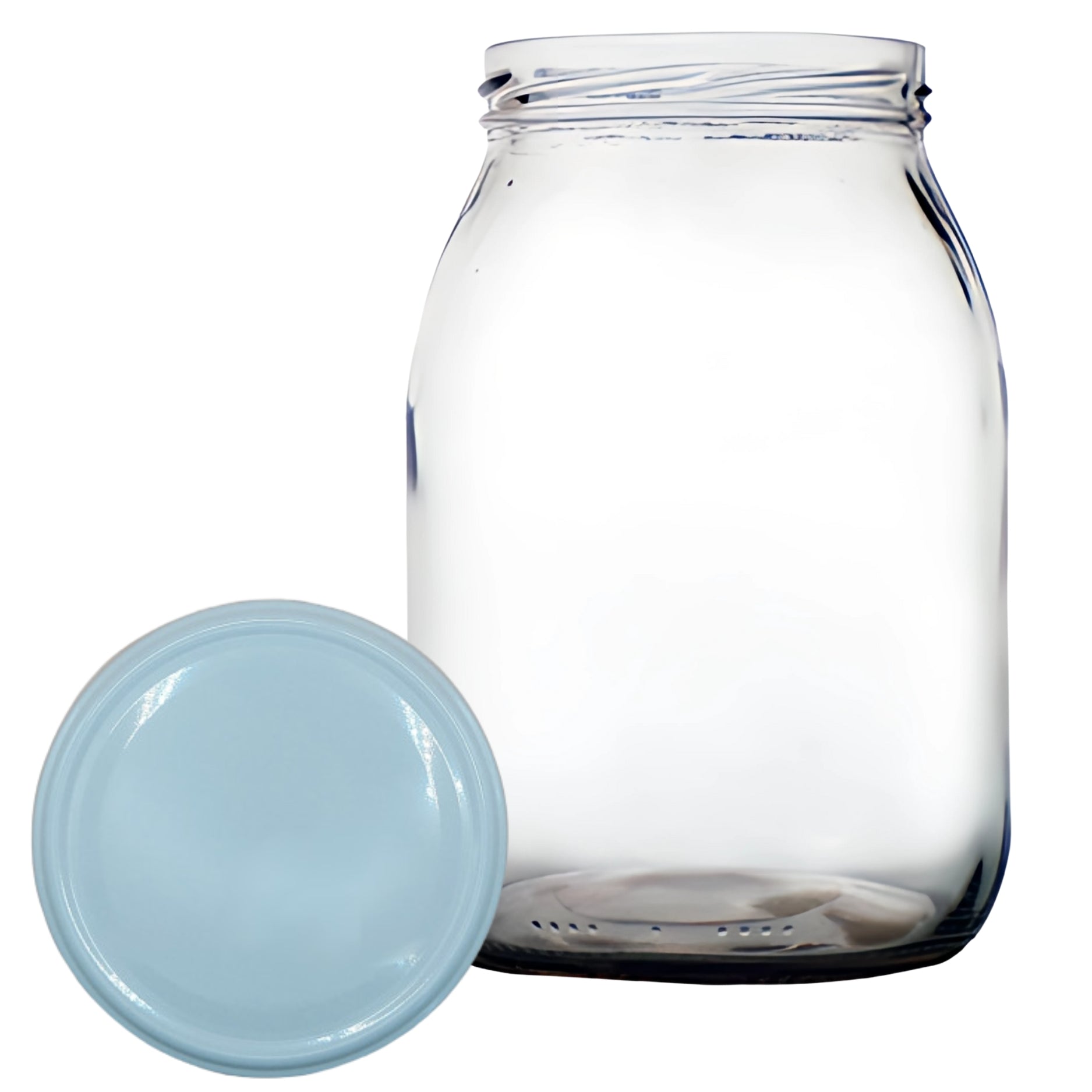 Vaso Professionale CEE In Vetro Bianco 1062 Ml | Tapp Capsula  82 Mm | Ideale Per Conserve E Sottoli