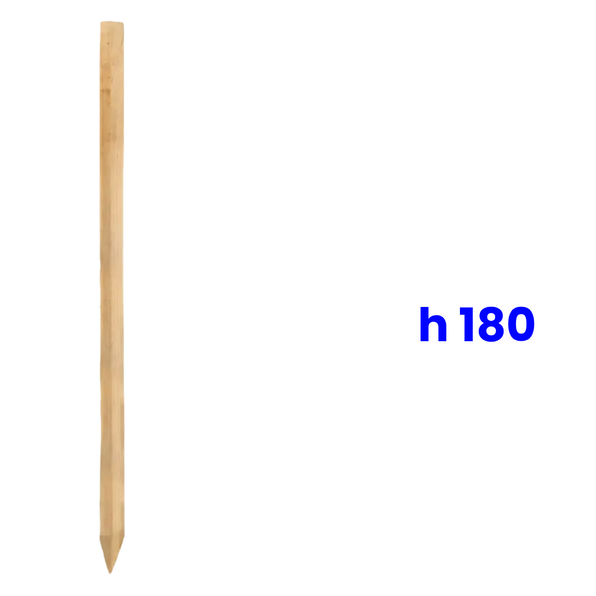 Palo Sostegno In Legno Per Ortaggi Lif | Tutore Pino Impregnato Autoclave 2,8x2,8 Cm Multimisura