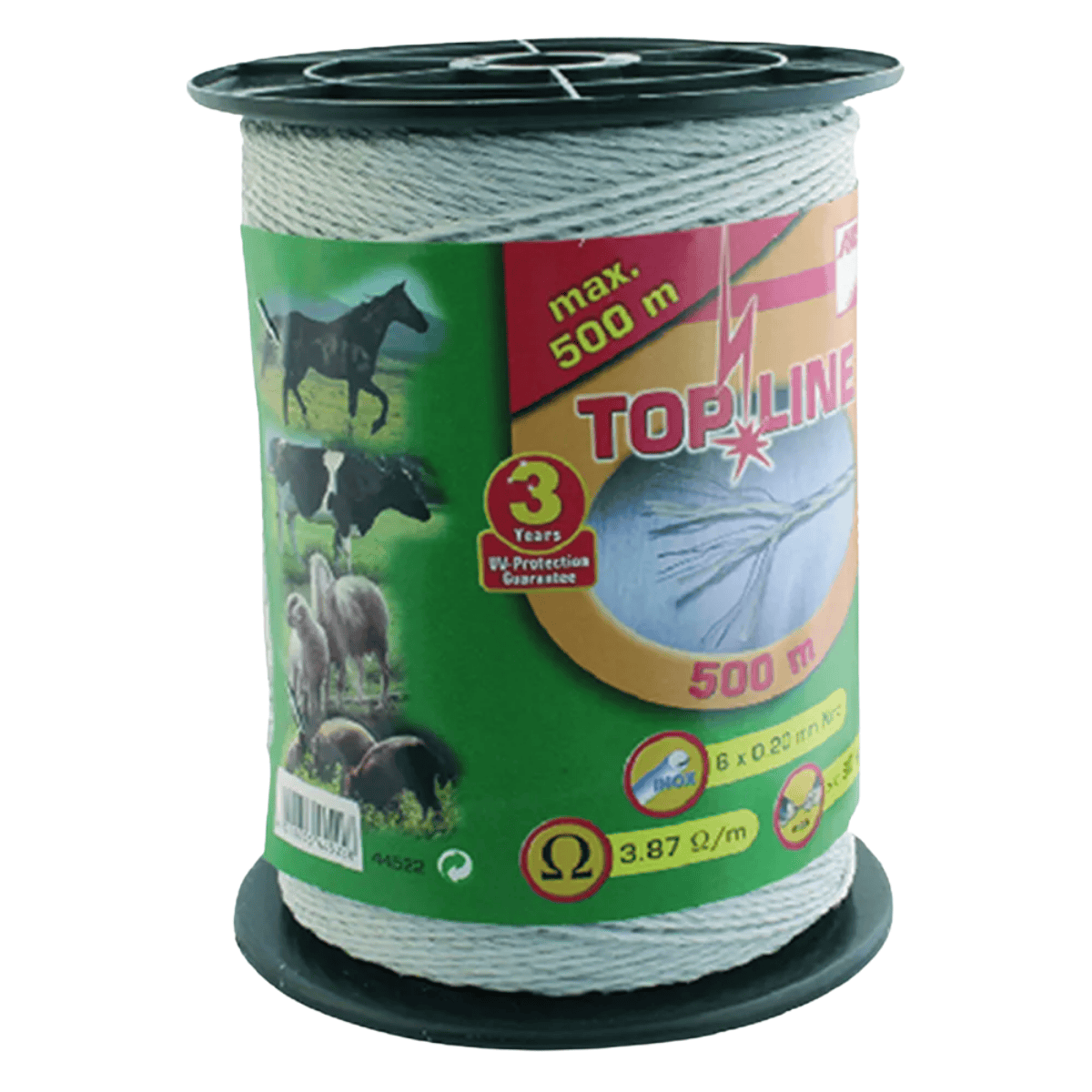 Filo Tondo Per Recinto Lif 500 Mt | 6 Fili Conduttori 0,20 Mm | Portata 90 Kg Alta Resistenza