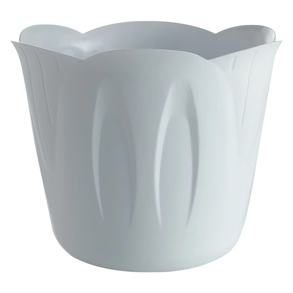 VASO TONDO Ø 15 x h.12 cm - Lt. 1 - bianco