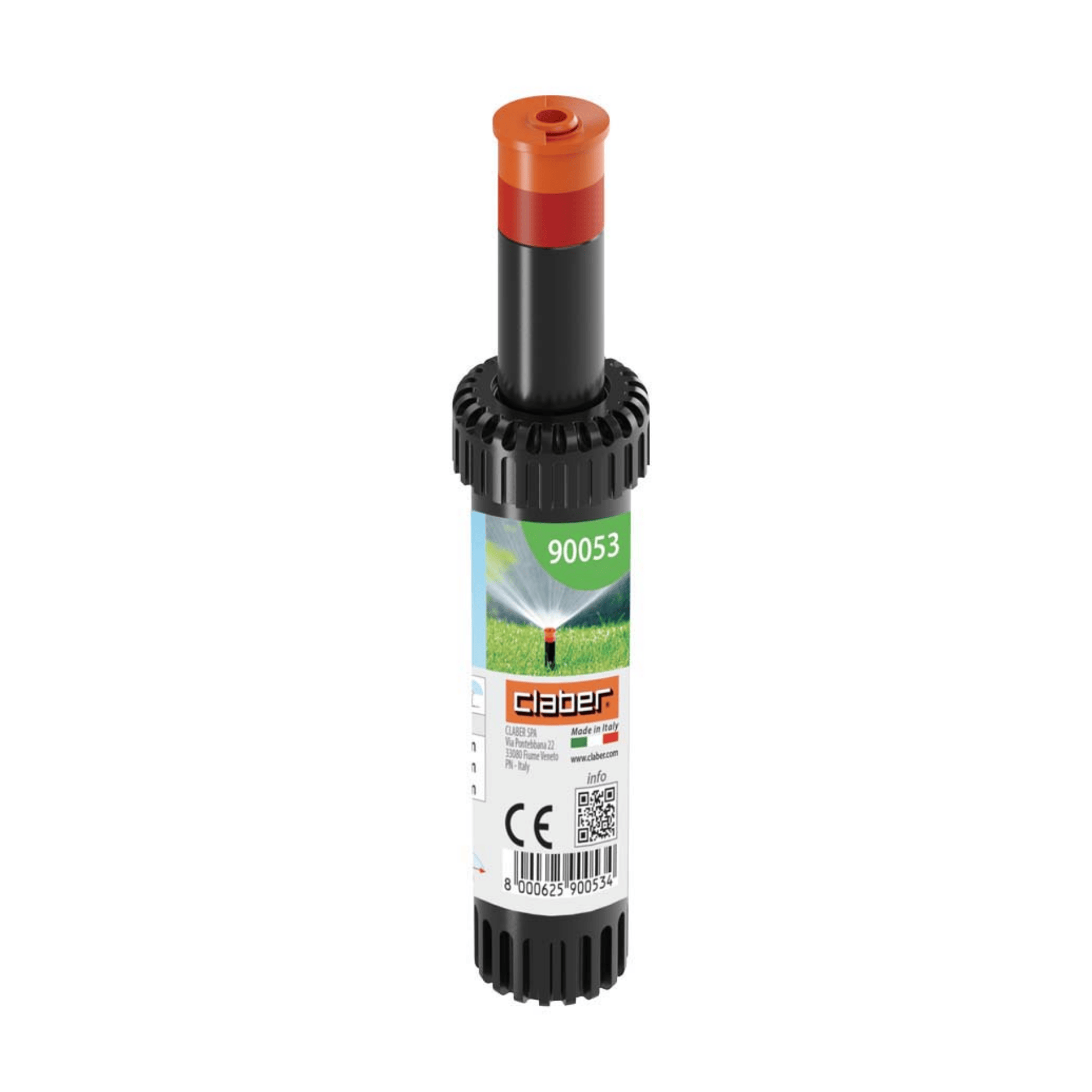 Irrigatori Claber Pop-Up Fissi | Modelli 90041 90053 90095 | Copertura Ampia Con Testina Brevettata 90053