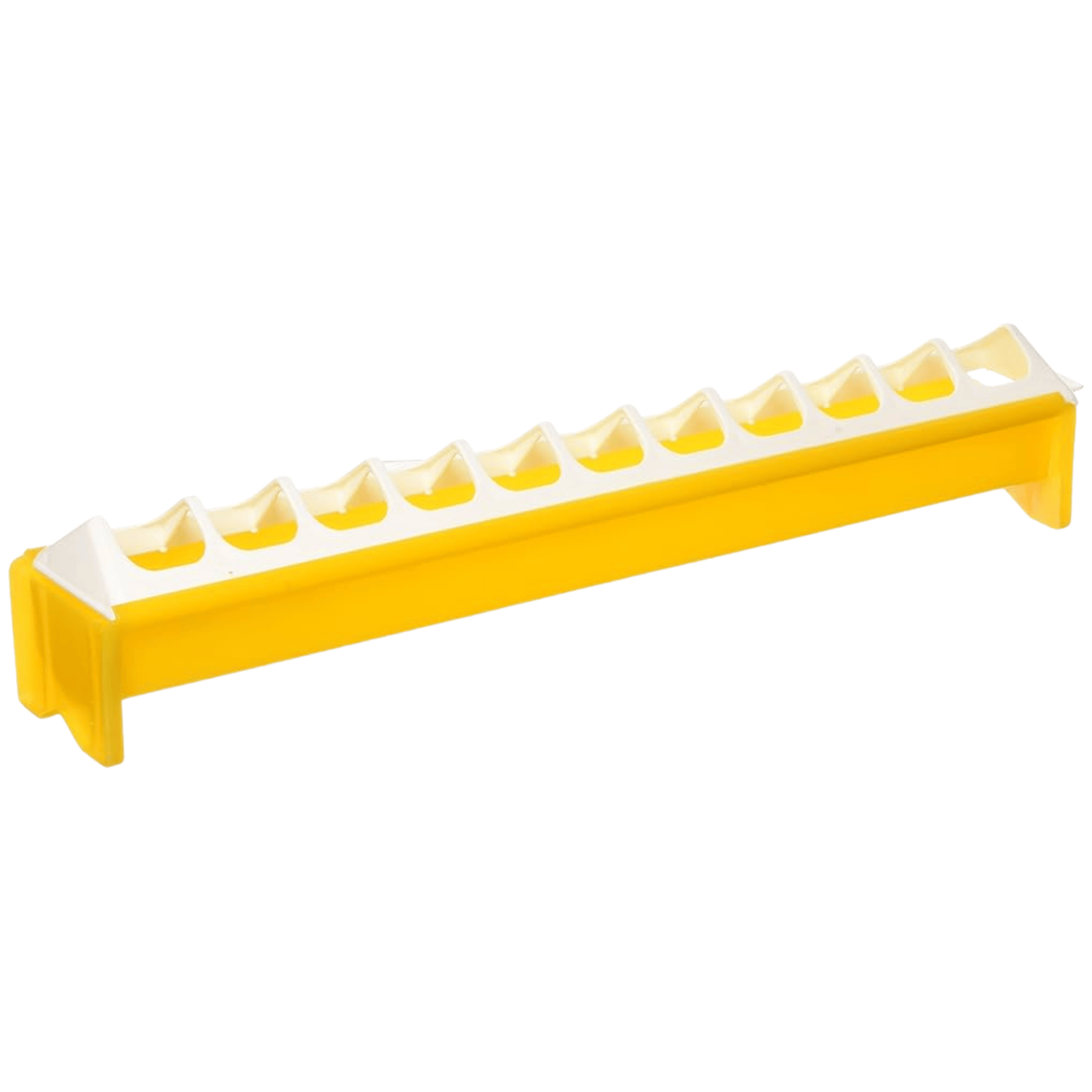 Mangiatoia A Barretta Per Pulcini Novital | Struttura In PVC | Uso Facile E Anti Spreco | 40 Cm