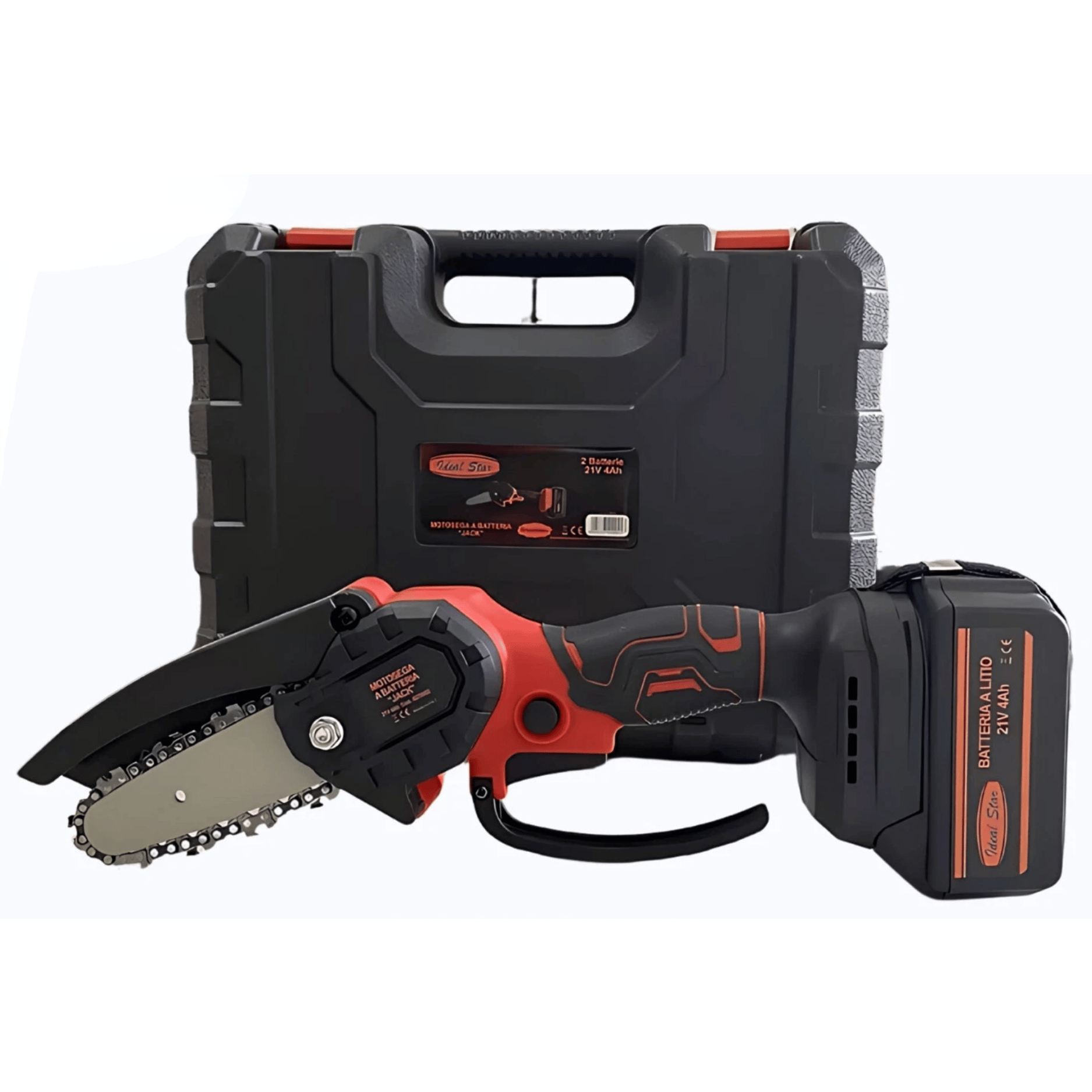 Motosega Da Potatura A Batteria Jack Ideal Star | 550W Brushless | 10cm