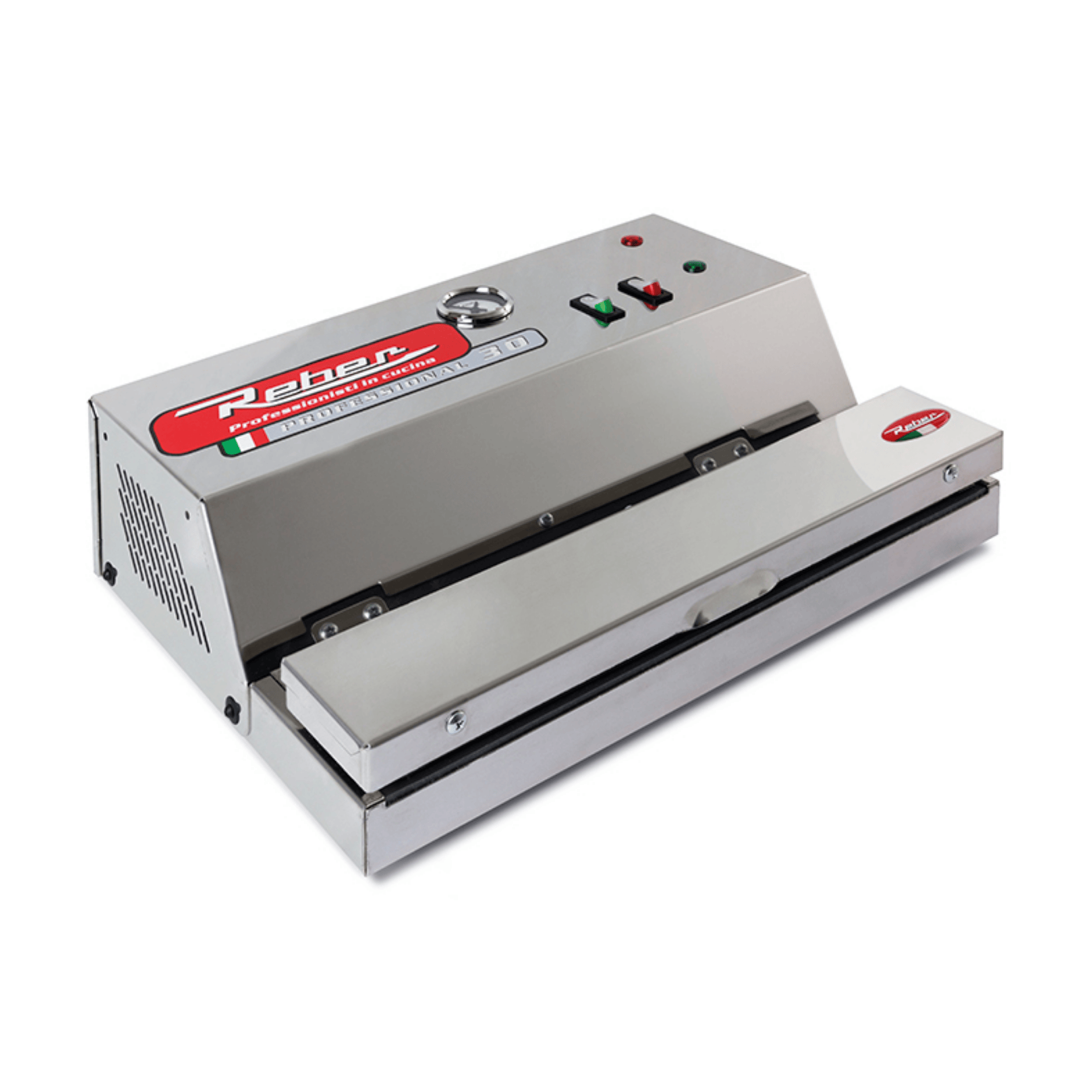 Macchina Sottovuoto Reber Ecopro 9709NE | Corpo In Acciaio Inox | Barra Saldante Da 32 Cm