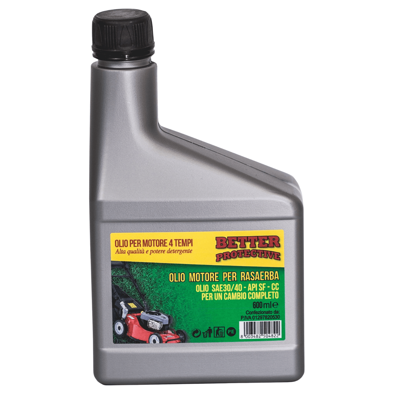 Olio Motore Per Rasaerba Better SAE 30/40 API SF-CC | Lubrificante 4 Tempi Alta Protezione 600 ml