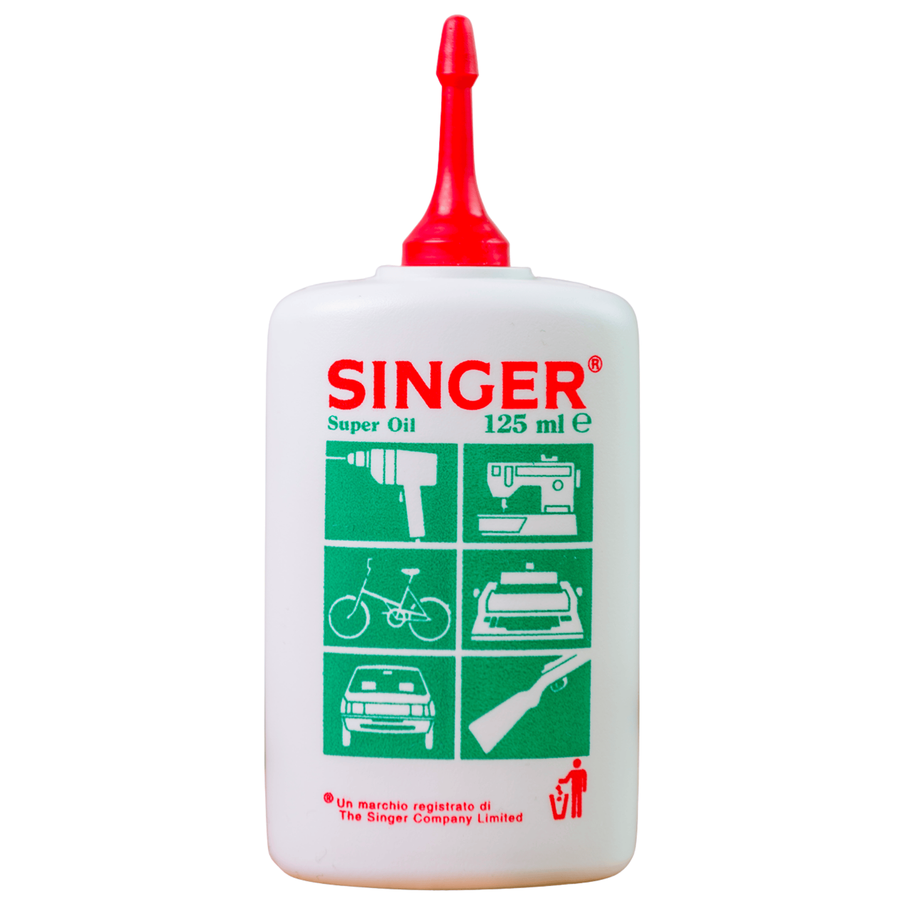 Olio Lubrificante Professionale Singer 125 Ml | Manutenzione Parti Meccaniche Elettrodomestici Puro