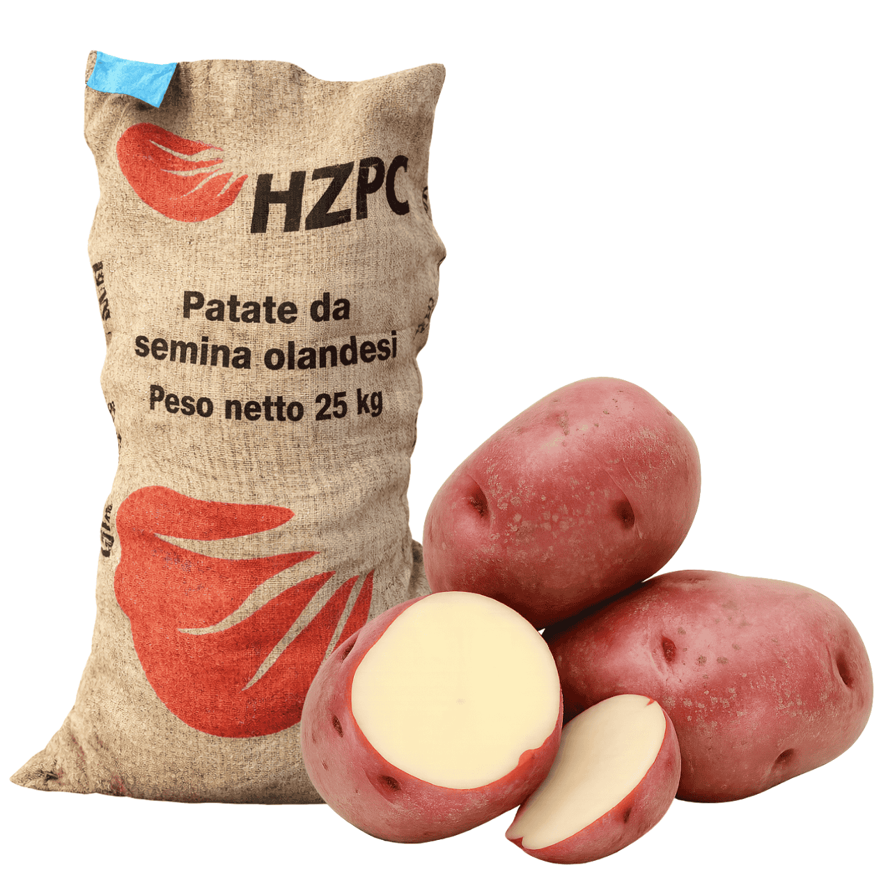 Patate Da Semina Certificate Desirè 45/60  25 Kg| Alta Germinabilità | Coltivazione Orto E Professionale