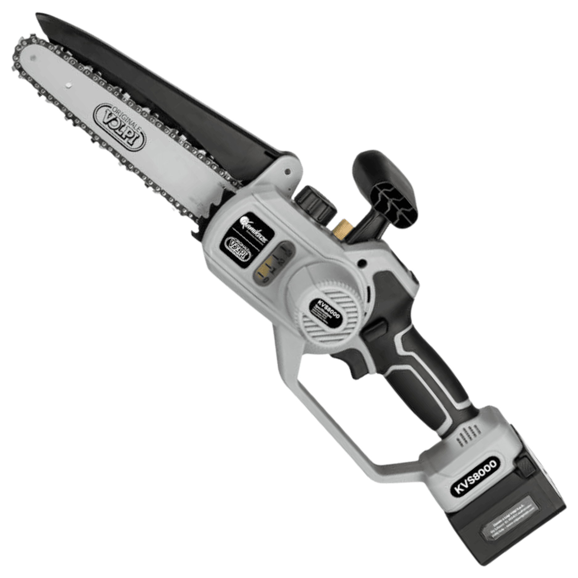 Potatore A Batteria Volpi KVS 8000 | Motore Brushless | Barra 19 Cm | Kit Completo Professionale