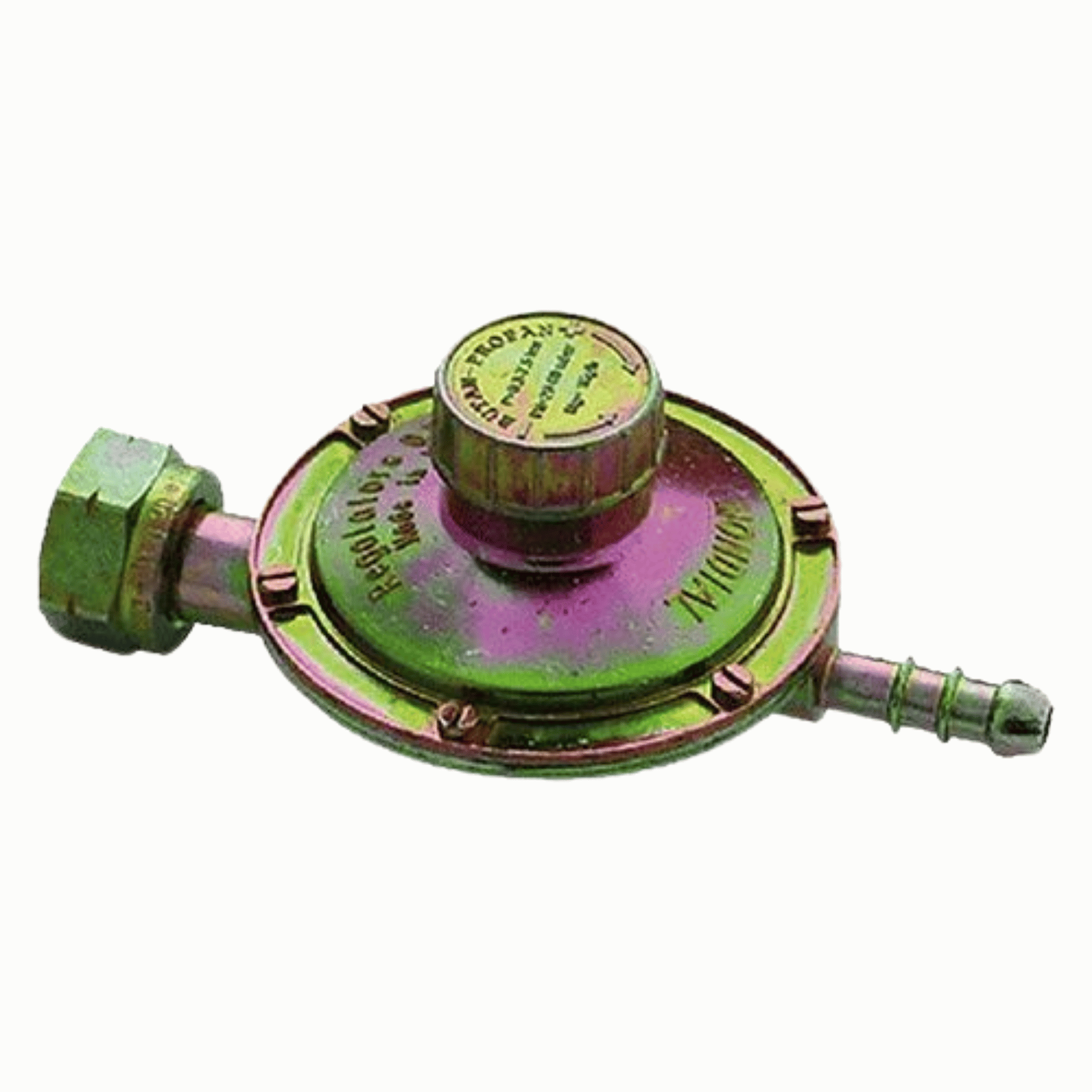 Regolatore GPL A Bassa Pressione Regolabile 20-60 mbar 1 Kg/h Per Bombole Gas Uso Domestico | LIF