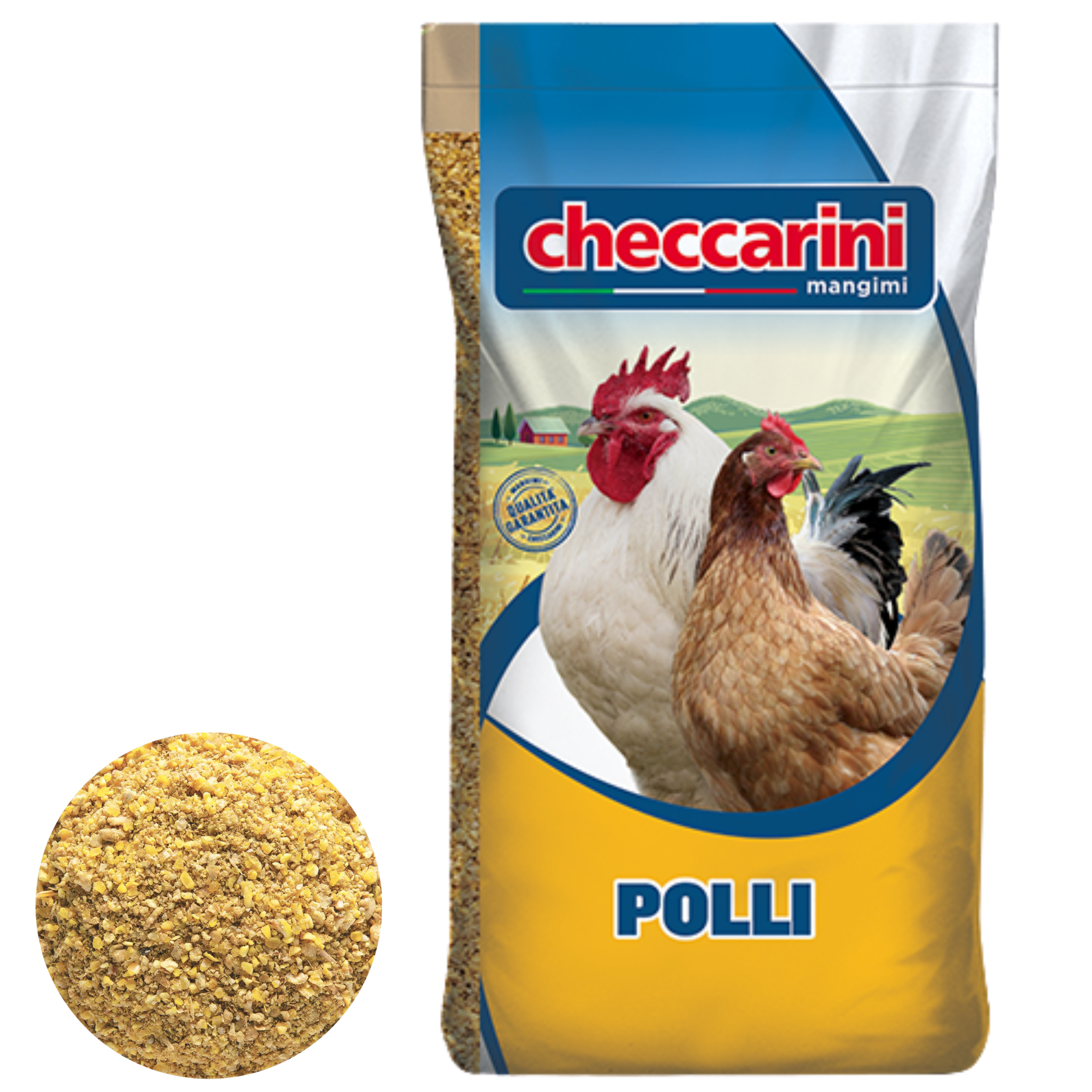 MANGIME COMPLETO C310S SUPERPOLLO CHECCARINI | POLLI 2° PERIODO | CON COCCIDIOSTATICO NATURALE