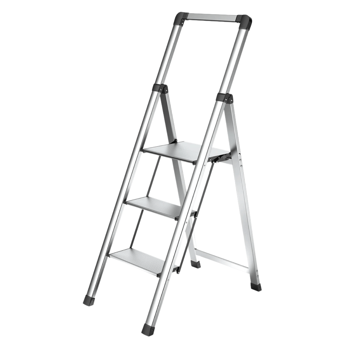 Sgabello Professionale In Alluminio Kasarte Alu-Step 3 Gradini | Leggero Antiscivolo Portata 150 Kg