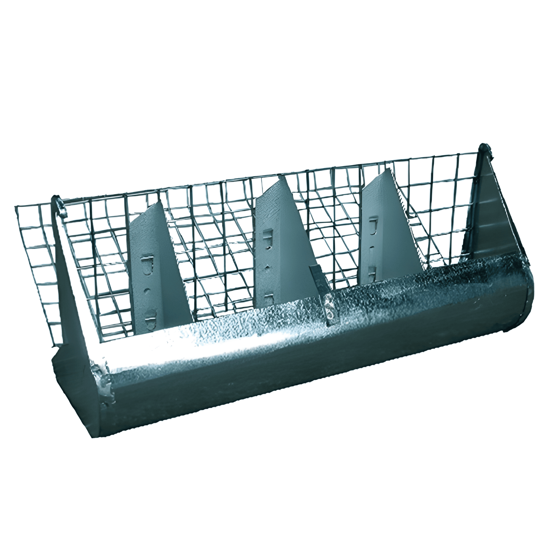 Mangiatoia Professionale Per Conigli Con Porta Fieno Giacomo Menza | Lamiera Zincata Antiusura | Design Salvaspreco