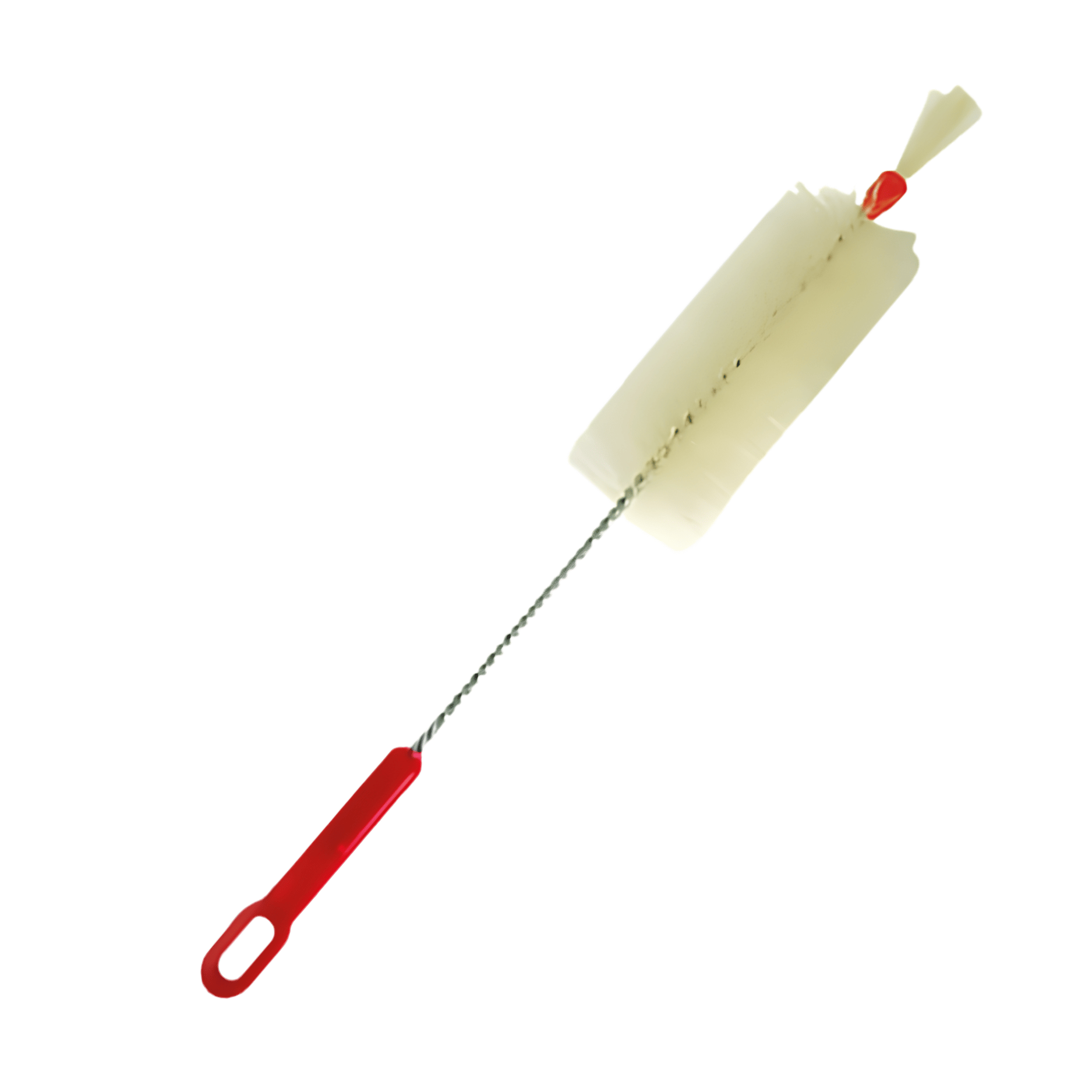 Scovolo Per Bottiglie Con Ciuffo Ø 6 x H 47 cm | Spazzola Con Impugnatura In PVC E Setole Rinforzate