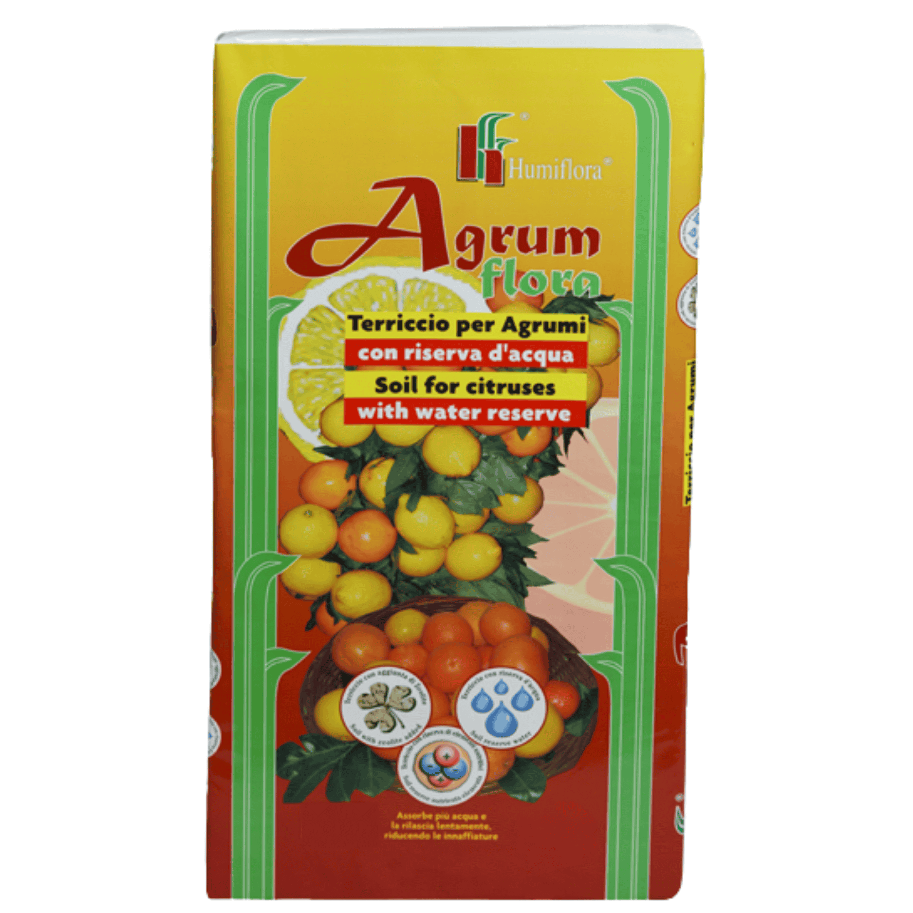 Terriccio Amendante Per Agrumi 10 Litri Humiflora | Riserva D’Acqua Ottimale | Crescita Sana