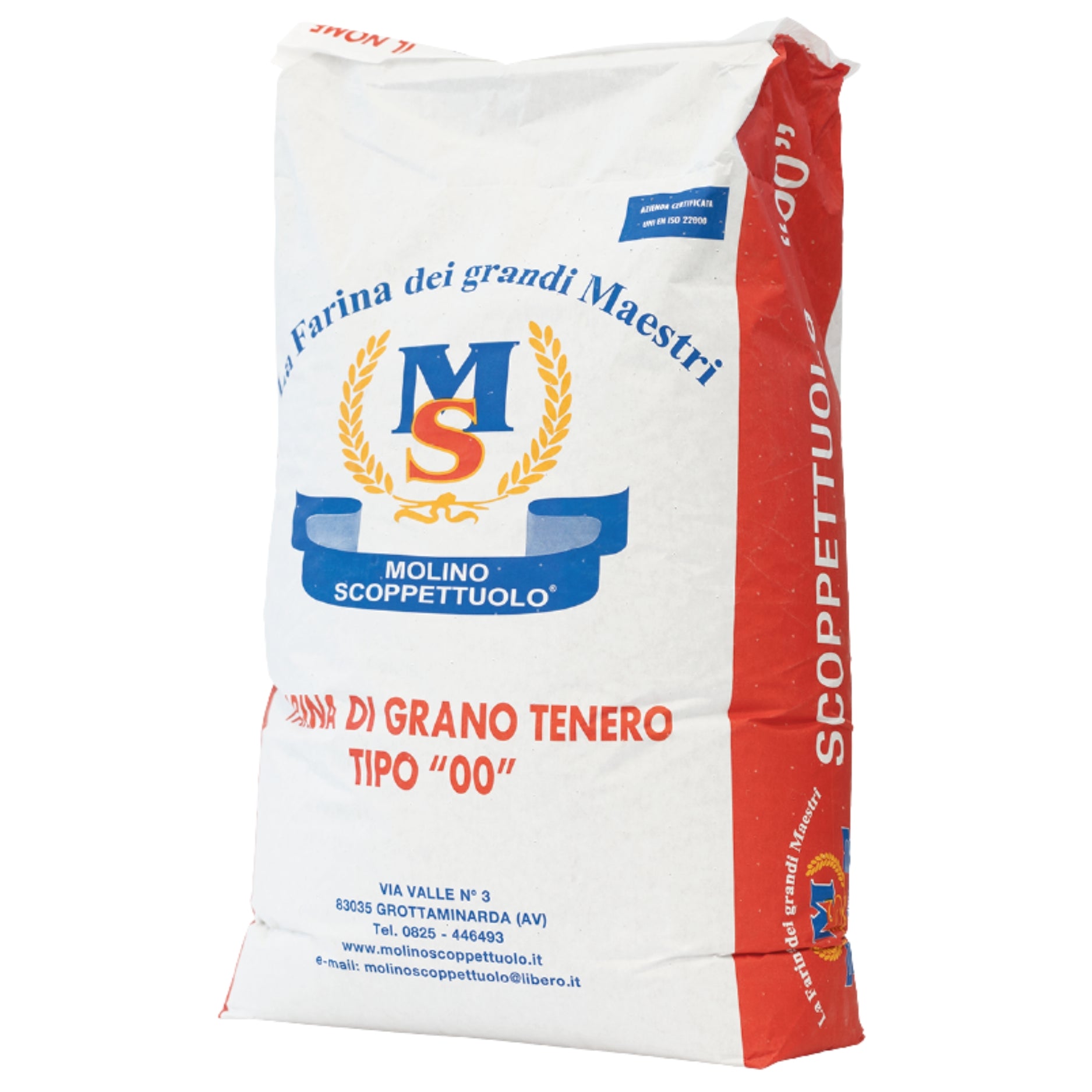 Farina "00" Rossa Molino Scoppettuolo | Alta Qualità Professionale | Ideale Per Pane E Lievitati
