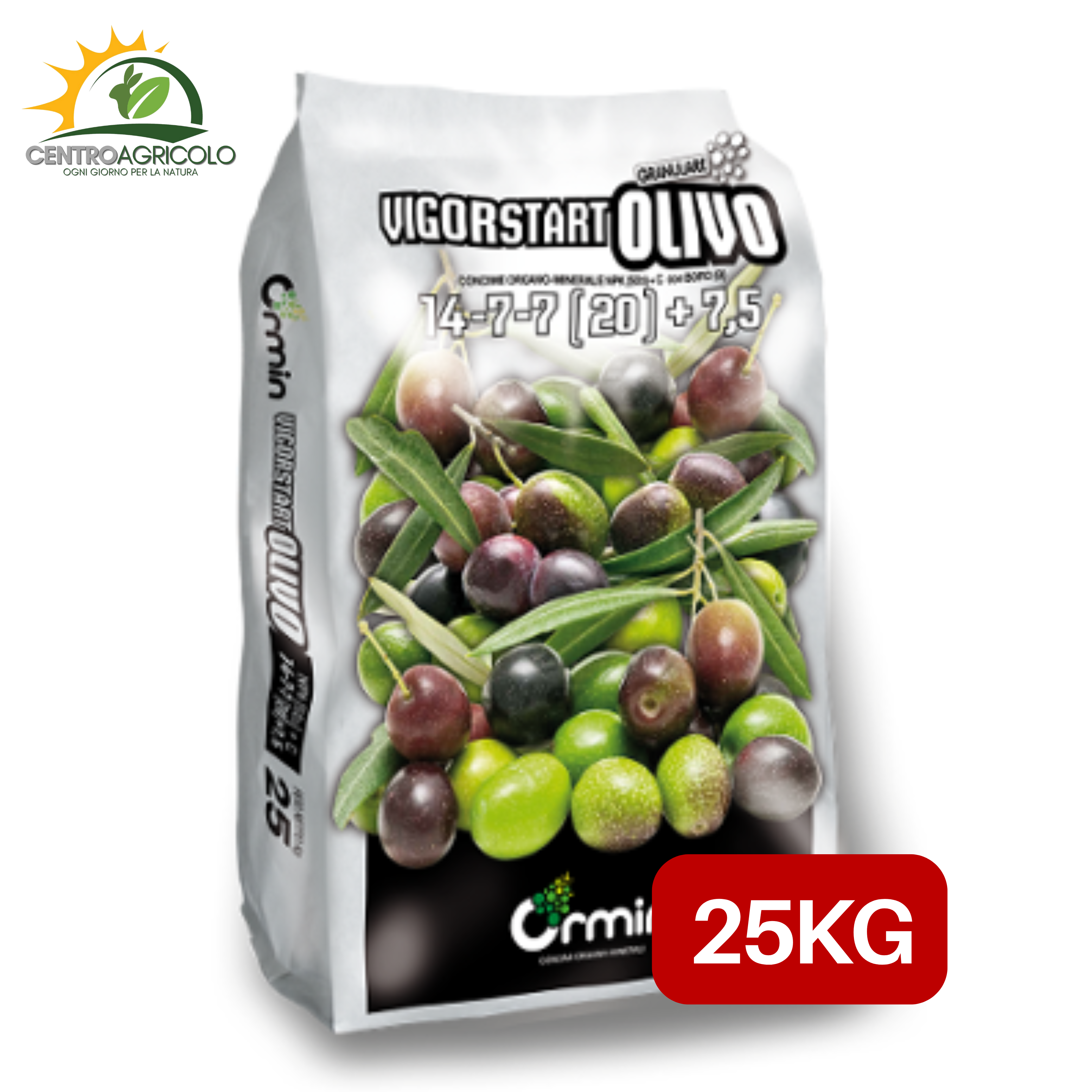 CONCIME VIGORSTART OLIVO [14-7-7 (20)+7,5] DA 25KG