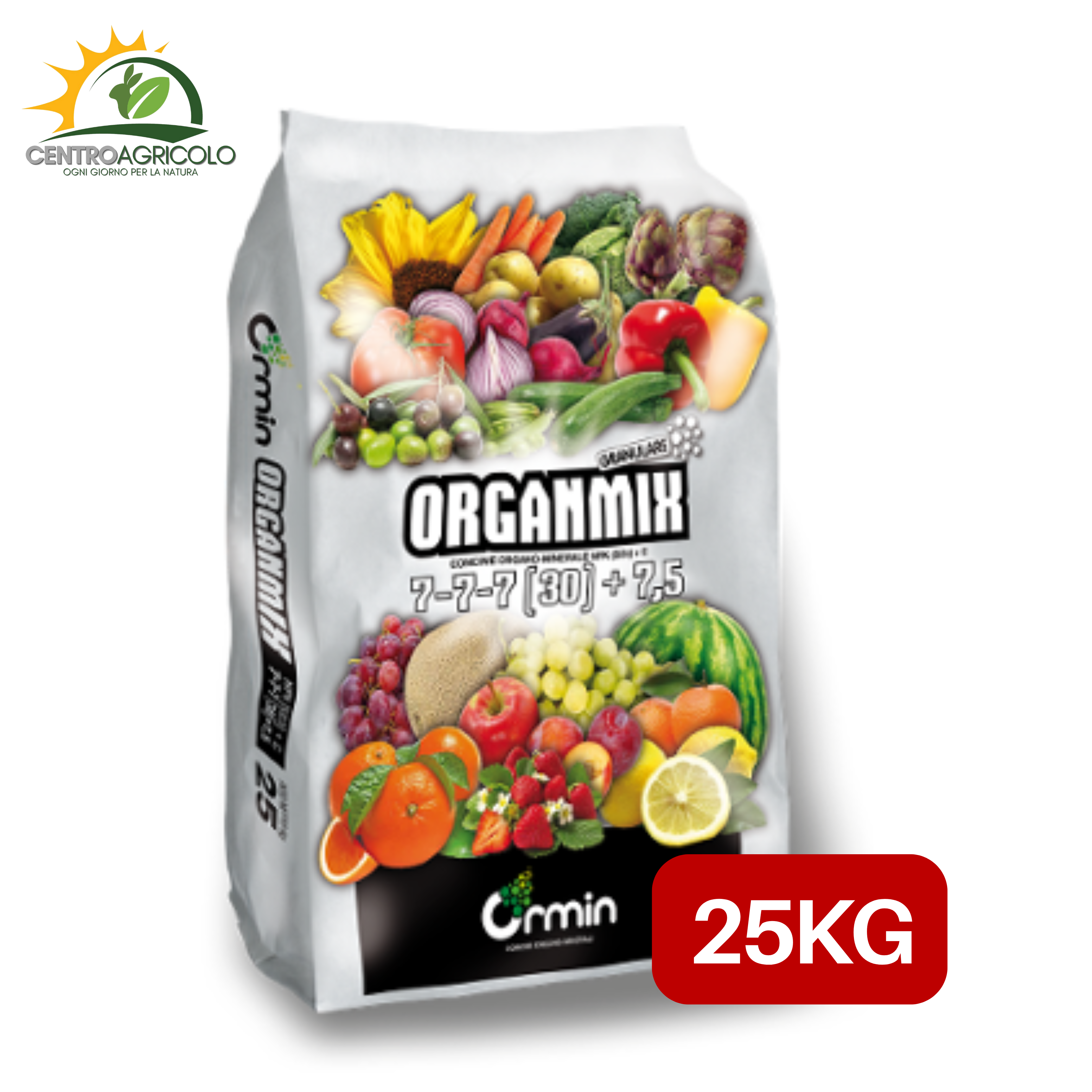 CONCIME ORMIN ORGANMIX [7-7-7] DA 25KG