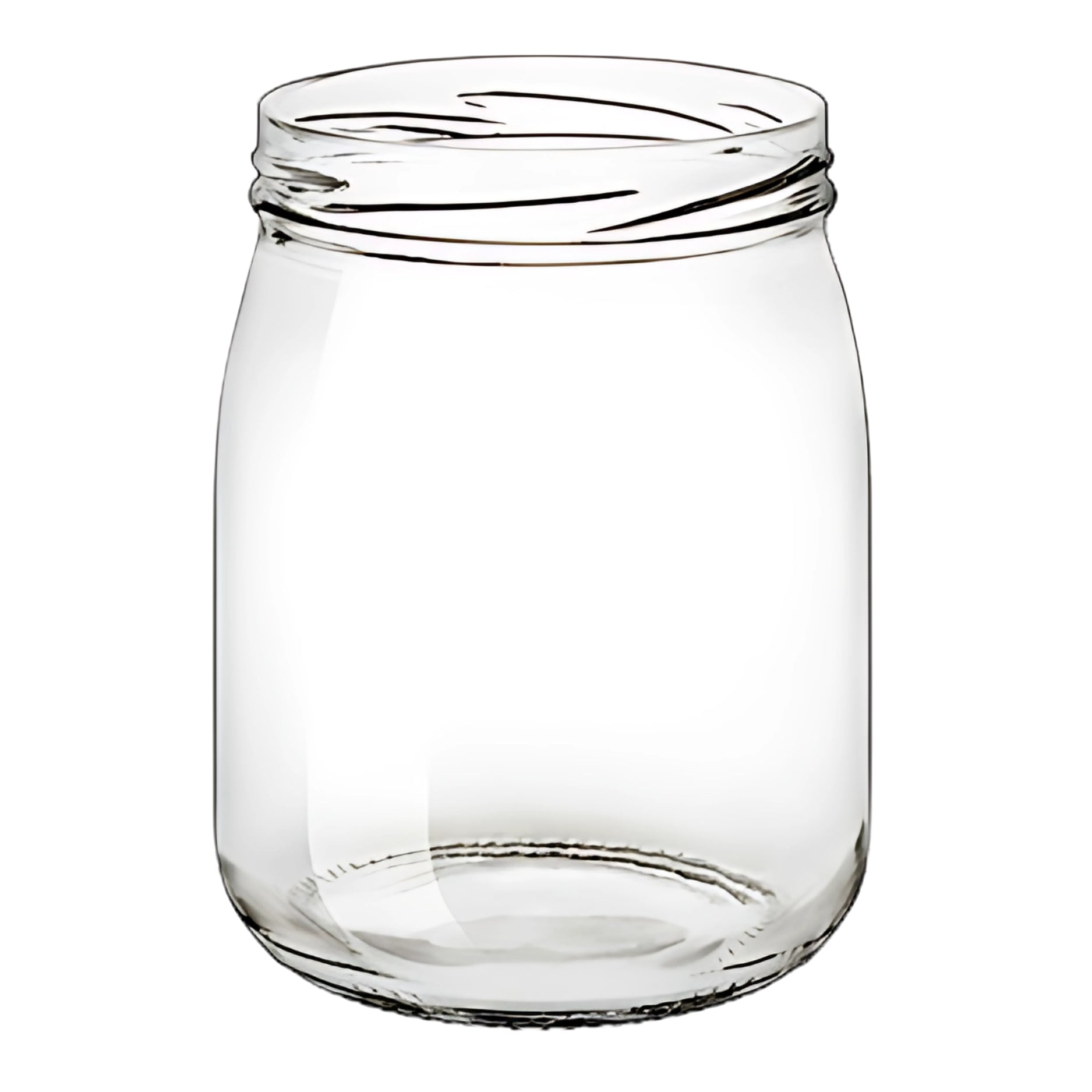 Vaso In Vetro Orto 580 Ml Con Tappo 82 Mm | Pastorizzabile | Ideale Per Conserve, Marmellate E Sottaceti